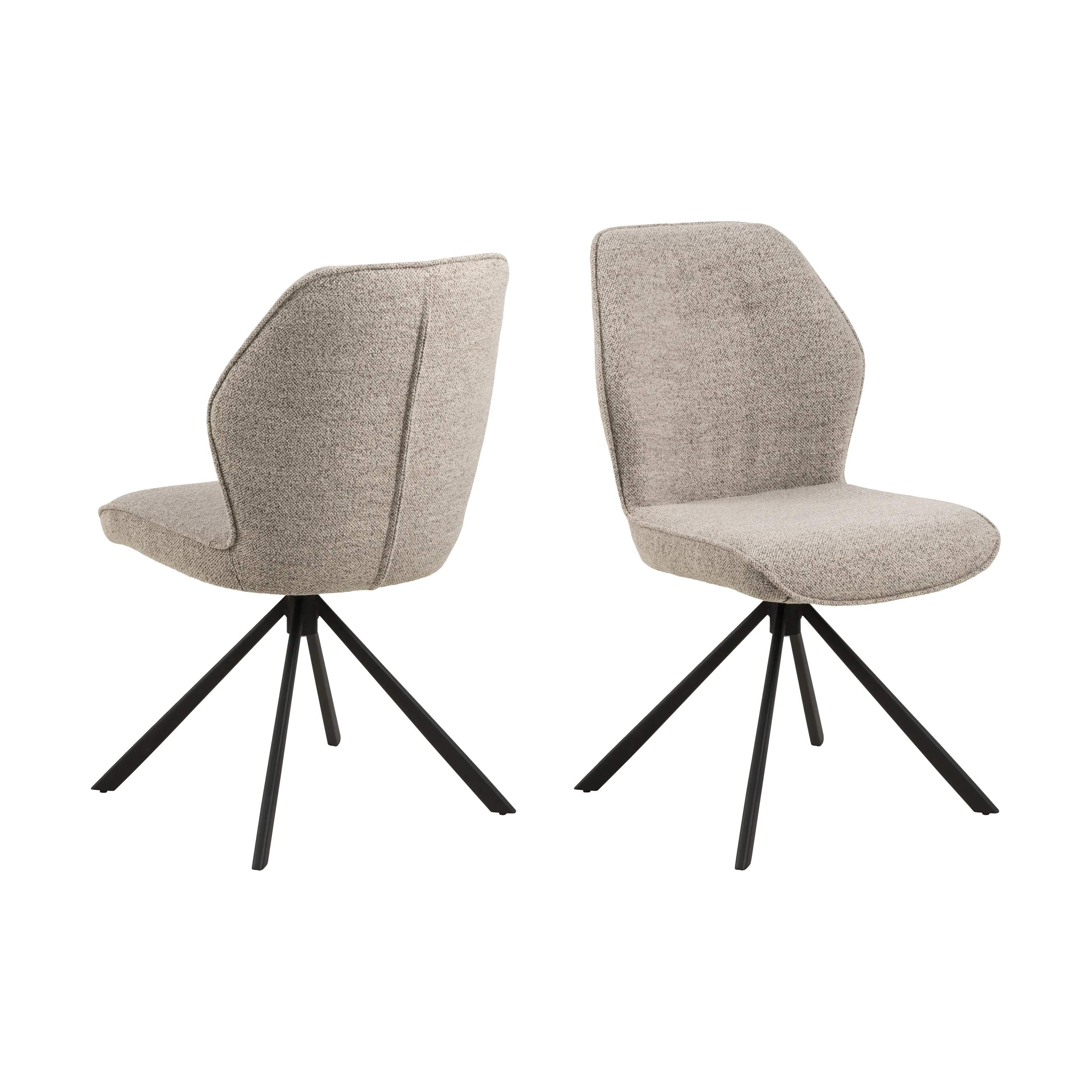 CASA Living Spisebordsstole Aura Spisebordsstol - 2 stk i Beige, 4