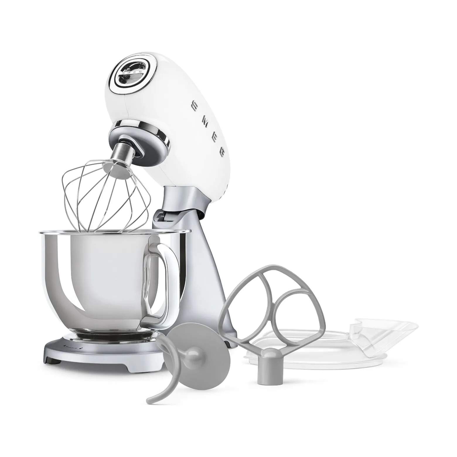 Smeg Røremaskiner 50's style Køkkenmaskine SMF04WHEU i hvid, 4