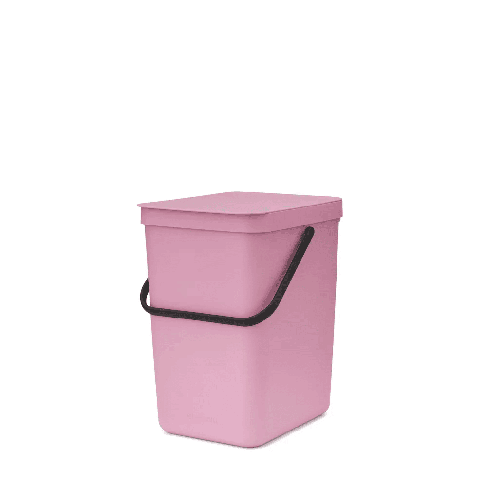 Brabantia Spande uden pedal Sort & Go Affaldsspand i Lilac Pink, 25 L, 1