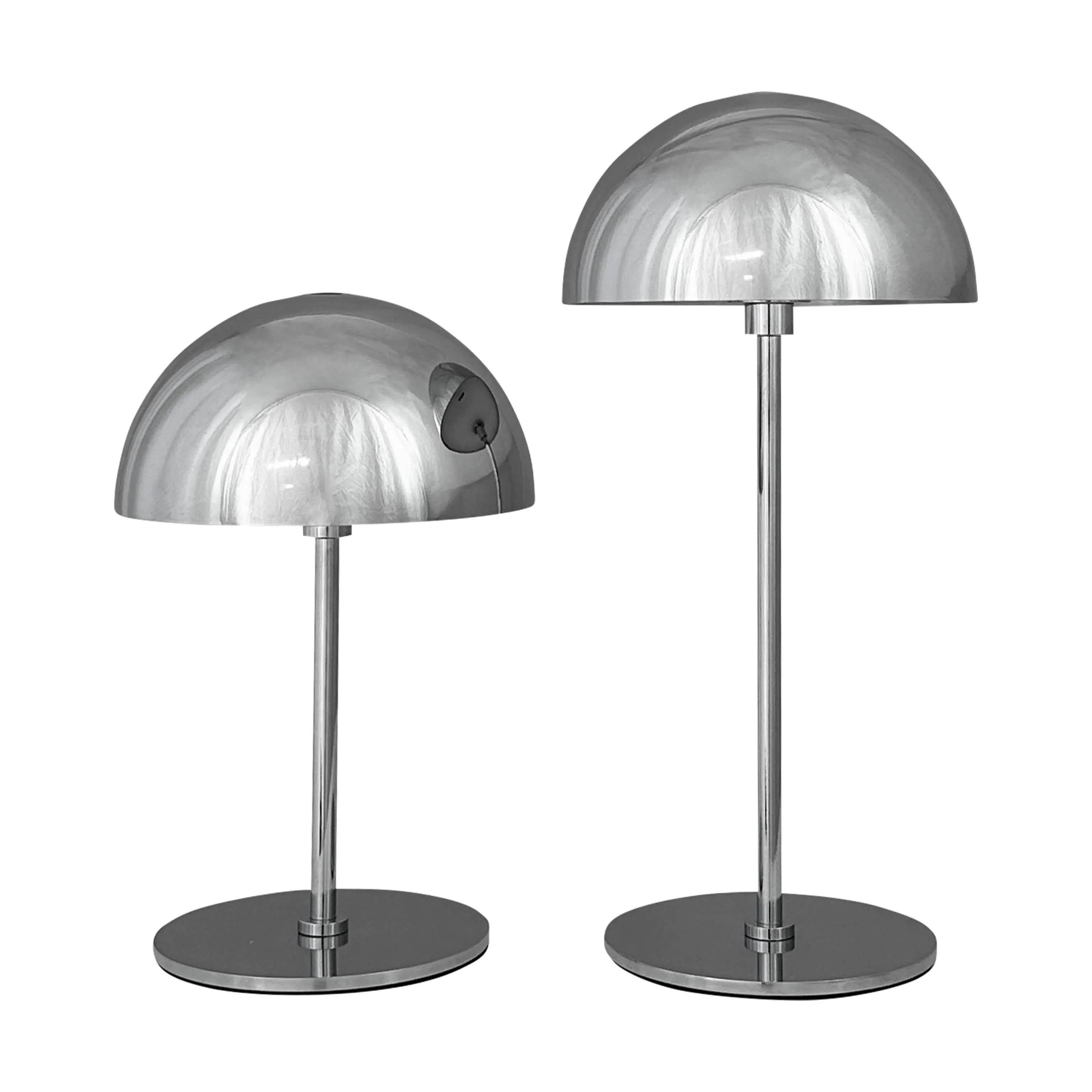 Dyberg Larsen LED-lamper Along LED-Bordlampe - 2 stk i Krom, 1