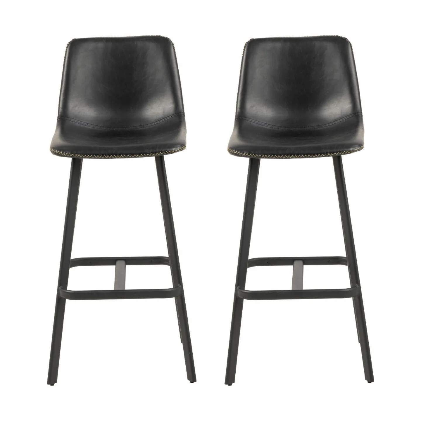 Oregon Barstol - 2 stk, sort, large