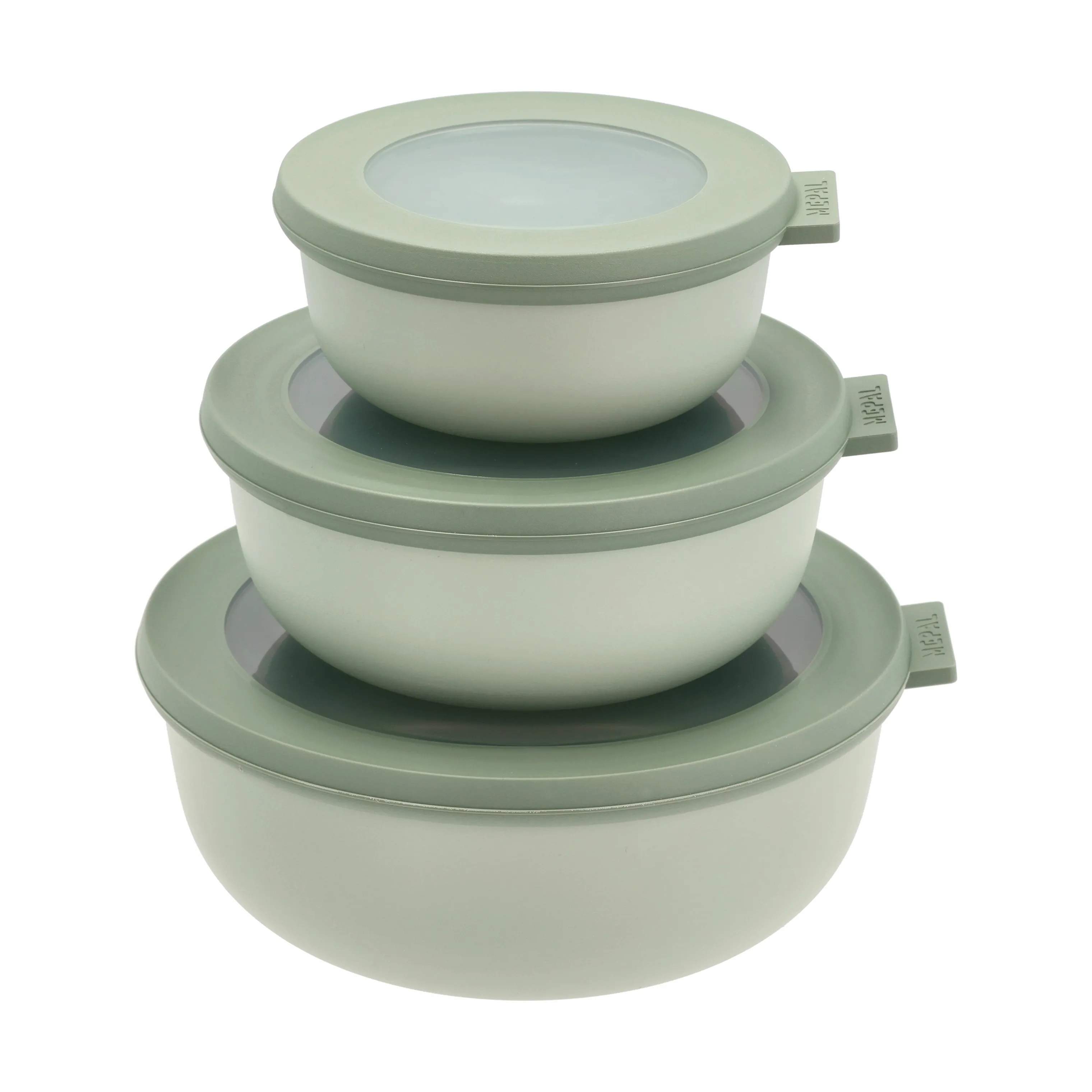 Cirqula Røreskålesæt Lav - 6 dele, nordic sage, large