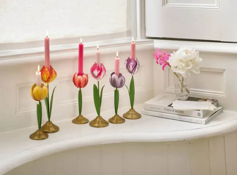 PIP Studio Kronelysestage Home Assessories Lysestage - 2 stk. i Lilla, 2