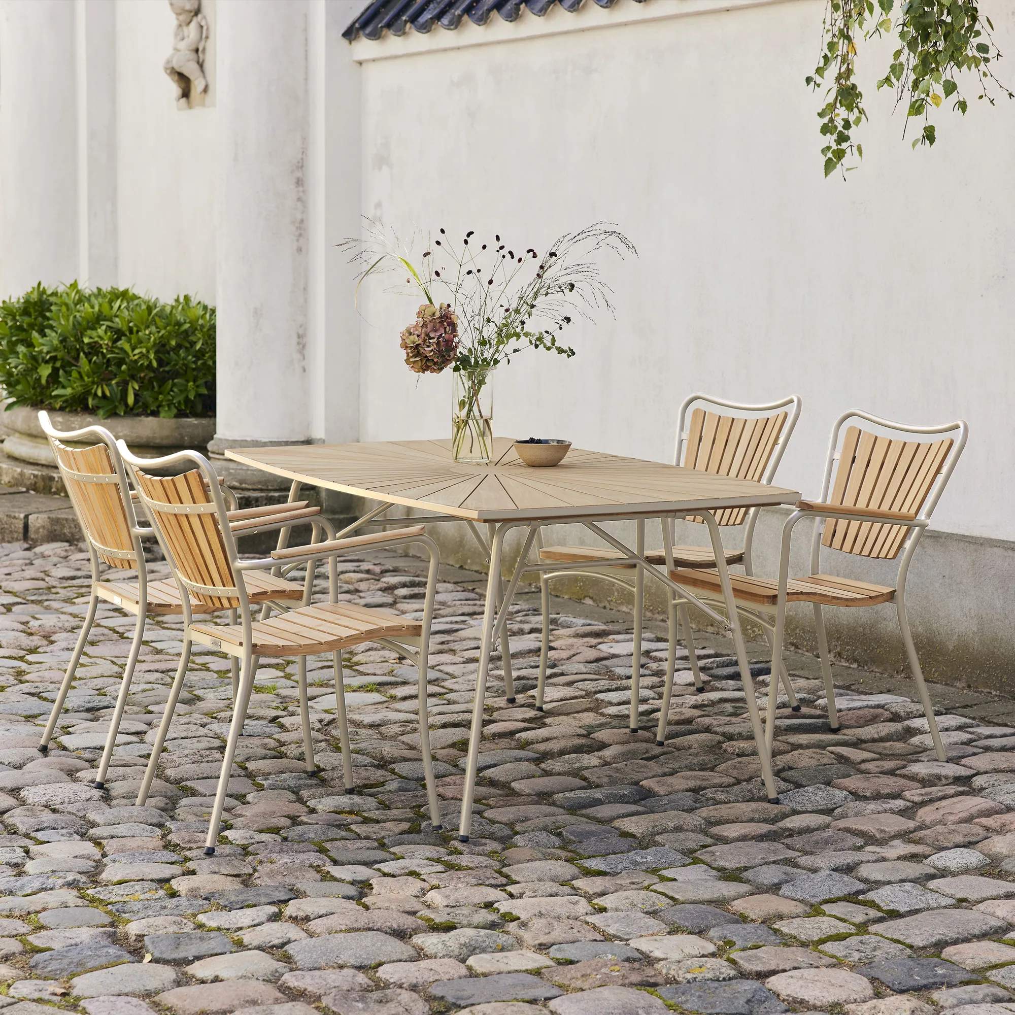 Mandalay Havemøbelsæt Marguerit havemøbelsæt - 5 dele i taupe, 2