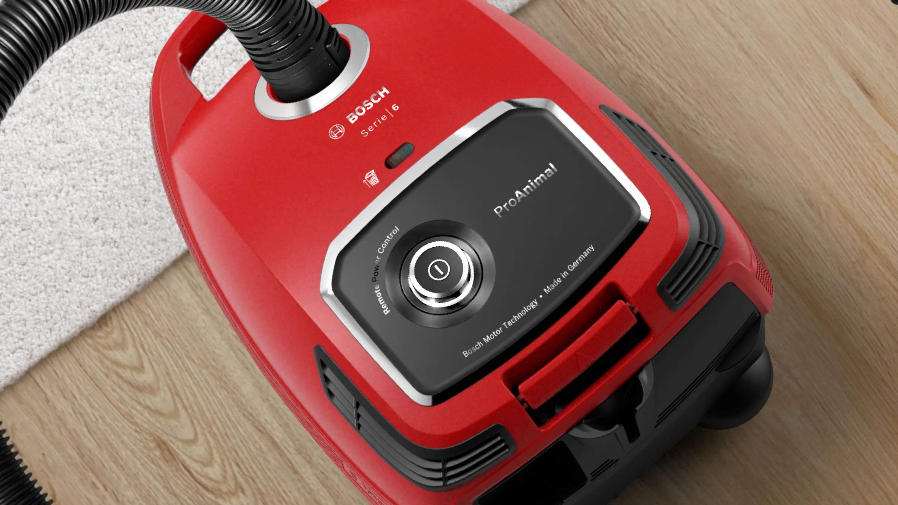 Bosch Støvsugere Støvsuger BGL6PET3 Serie 6 i Rød, 2