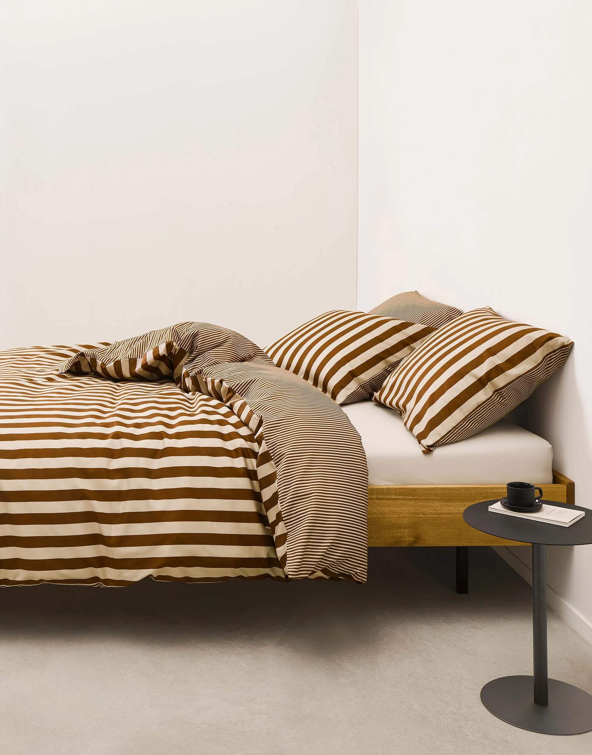 Marc O'Polo Lagner Premium Organic Jersey Boxlagen i Ecru, 180/200 x 200/220 cm, 2
