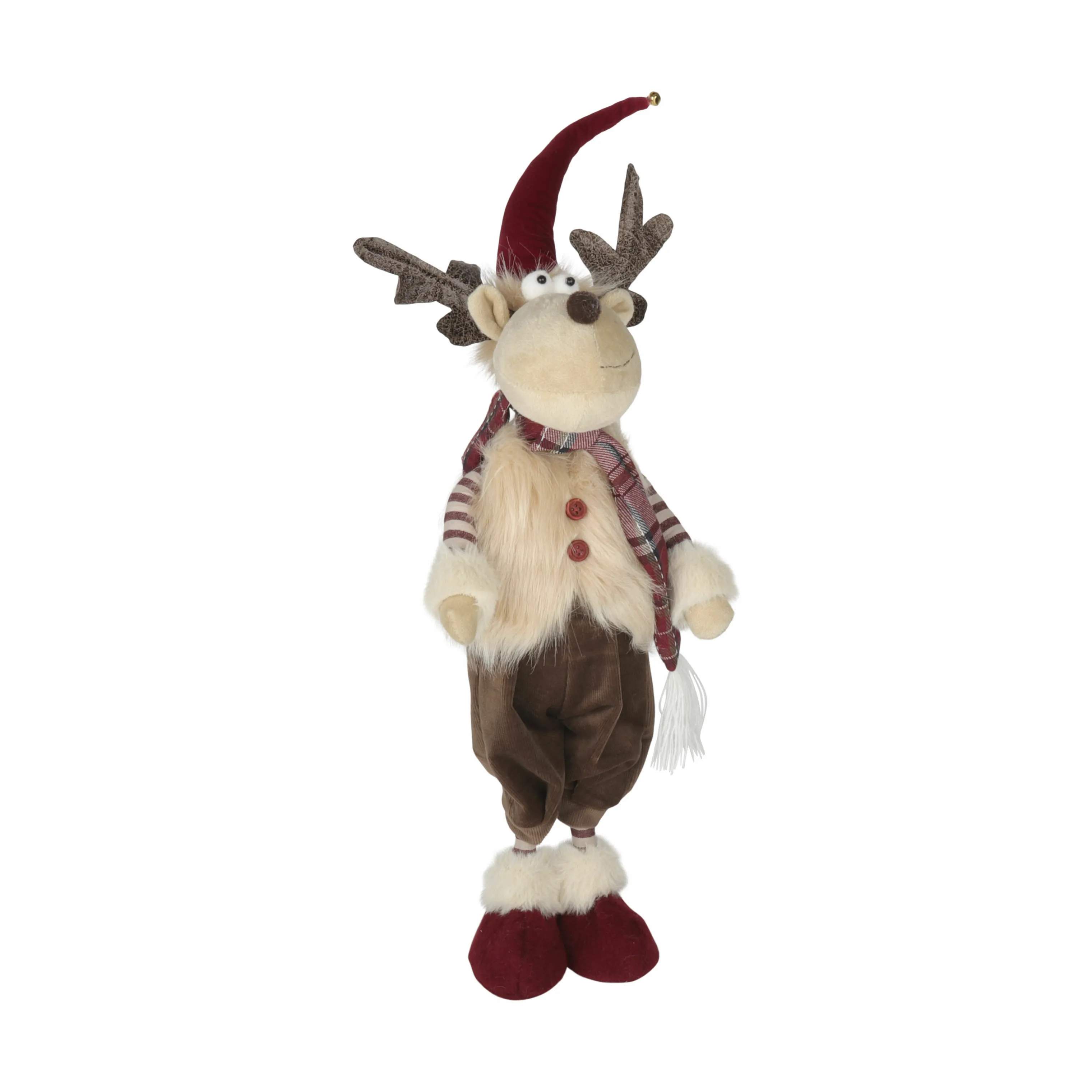 Rensdyr - Dreng, rød/beige, large