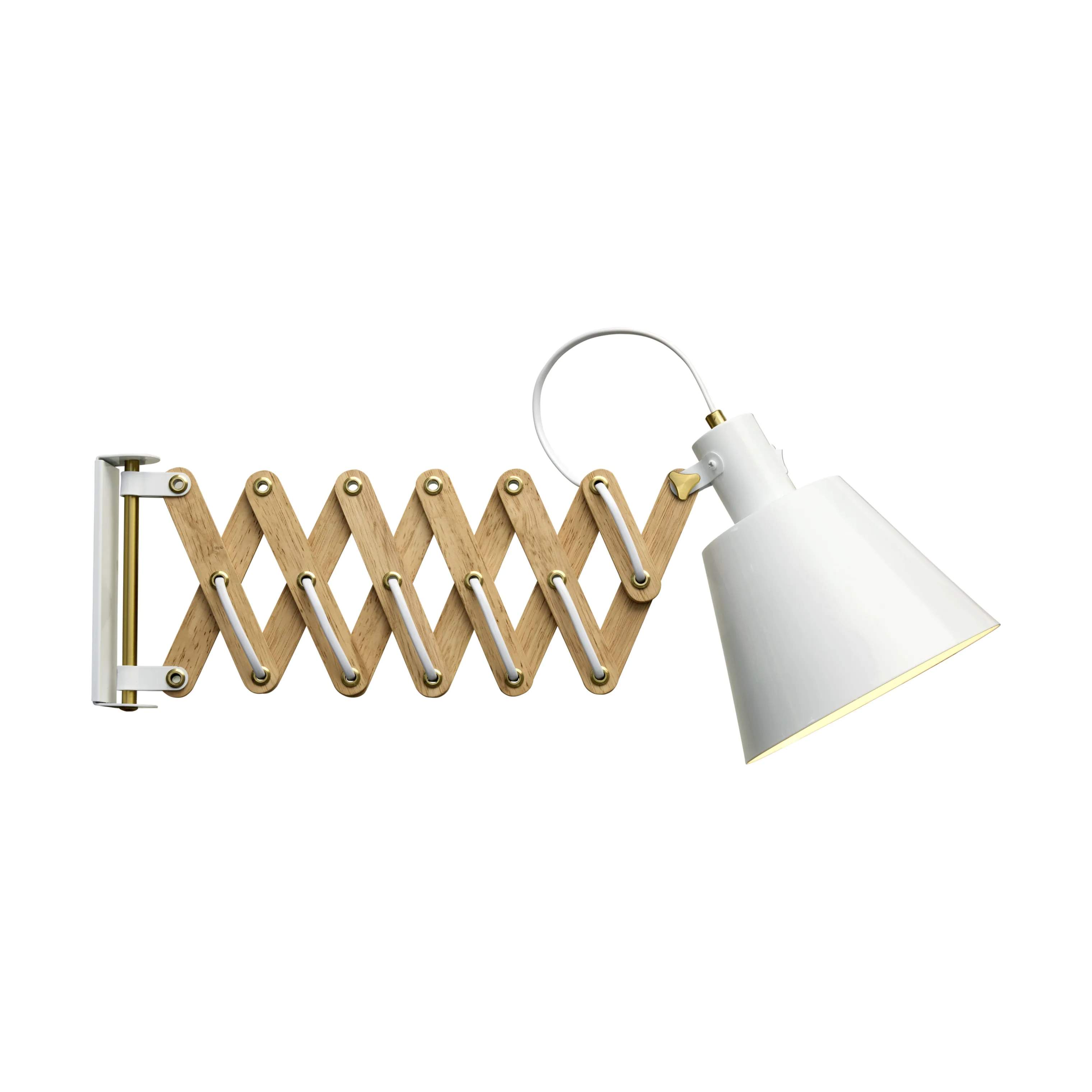 Halo Design Væglamper Vintage Væglampe i Hvid , 18 cm, 1