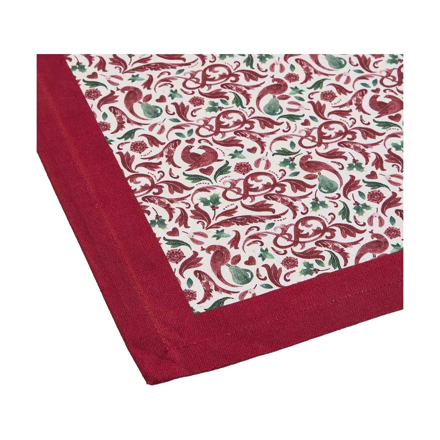 Spode Duge Yuletide Dug i Rød/grøn/hvid, 3