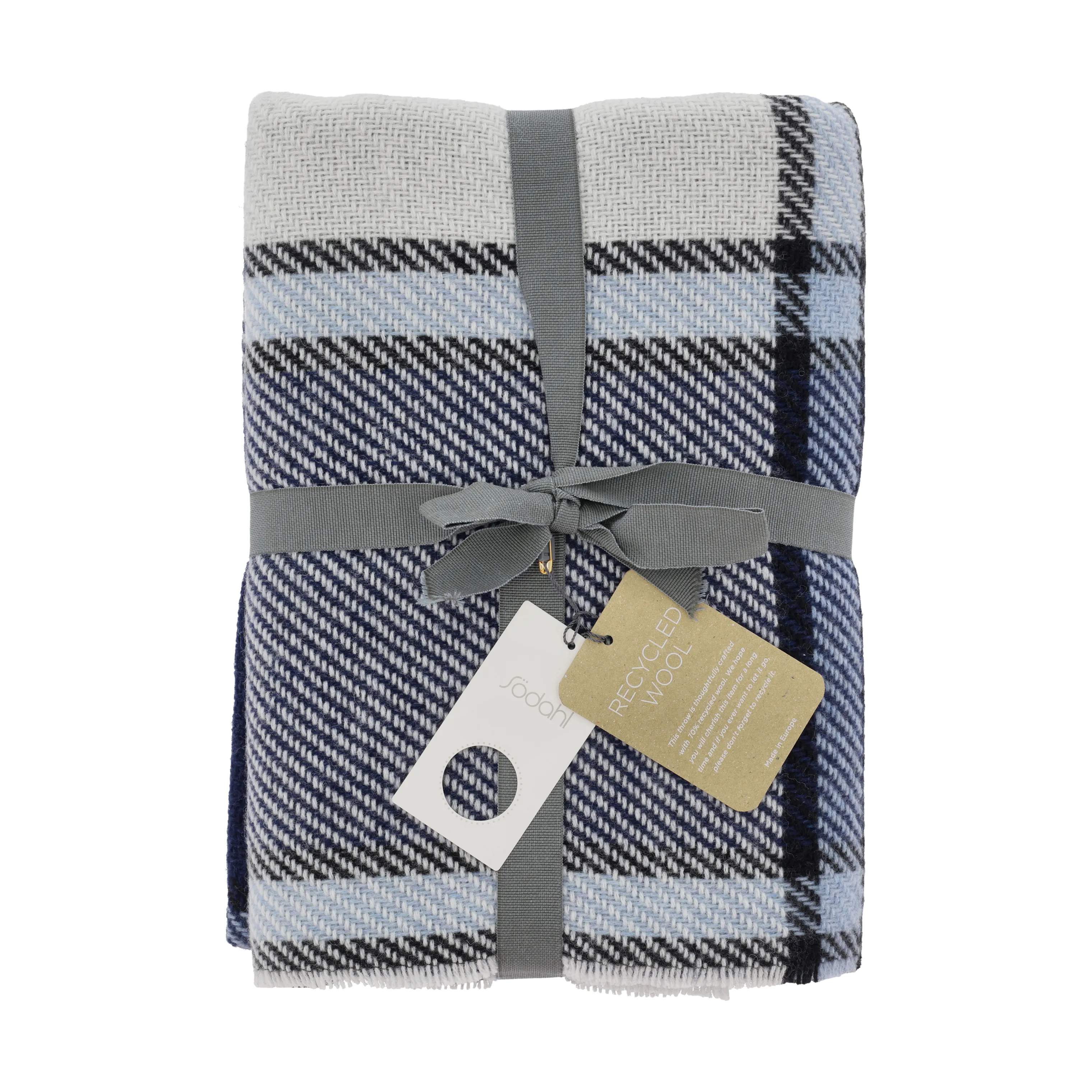 Södahl Plaider Precise Plaid i Blue, 3