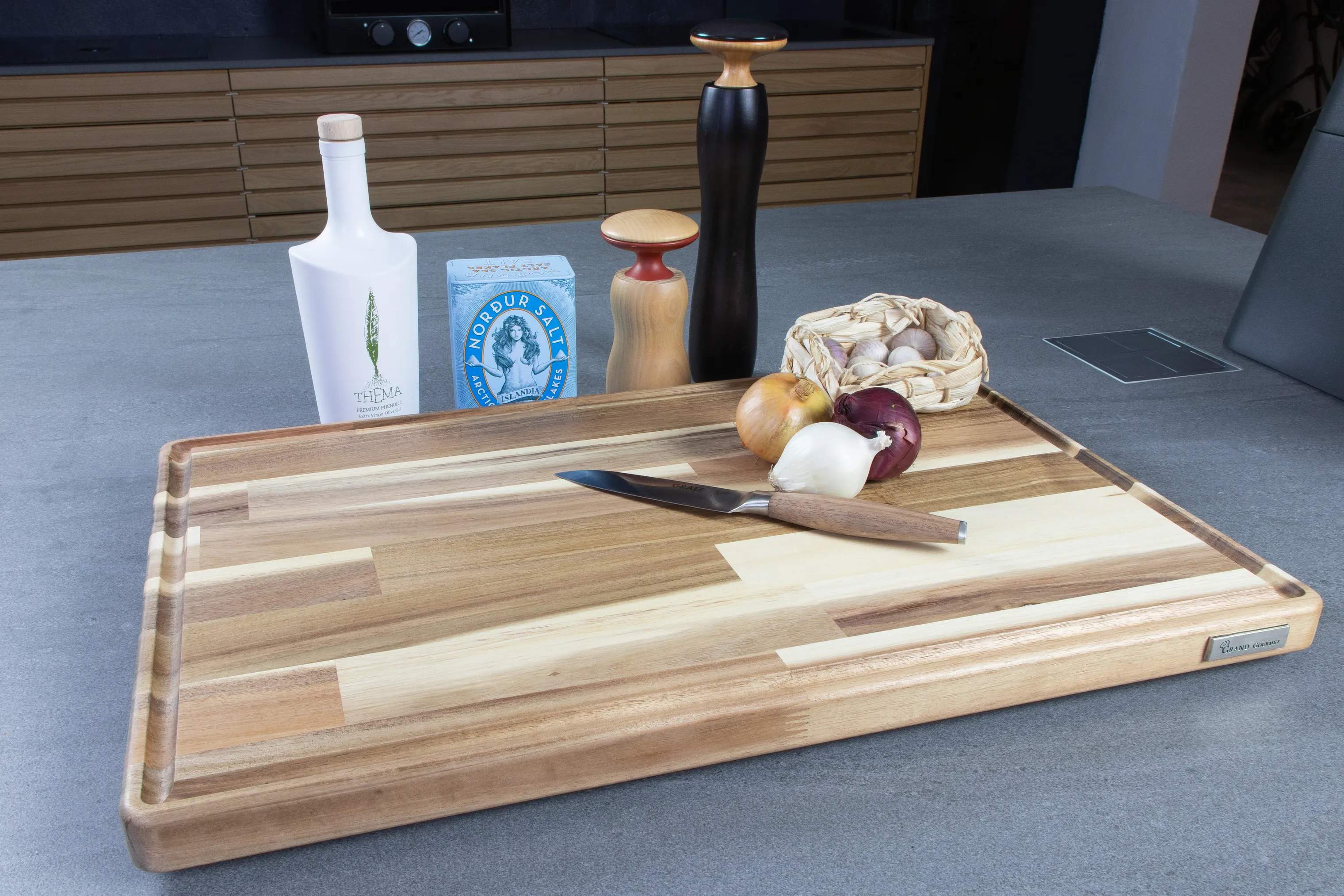 Grand Gourmet Skærebrætter Skærebræt i B38,7 x L28,7 cm, 3