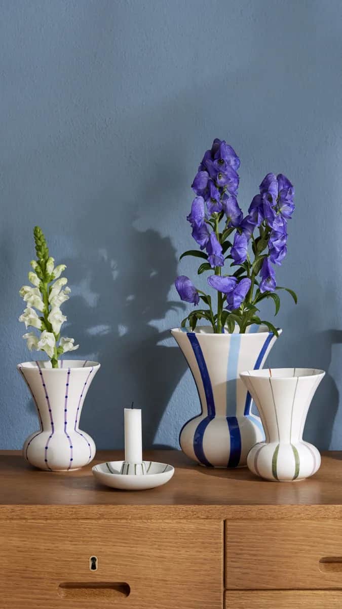 Kähler Vaser Signature Vase i Lilla, 15 cm, 5