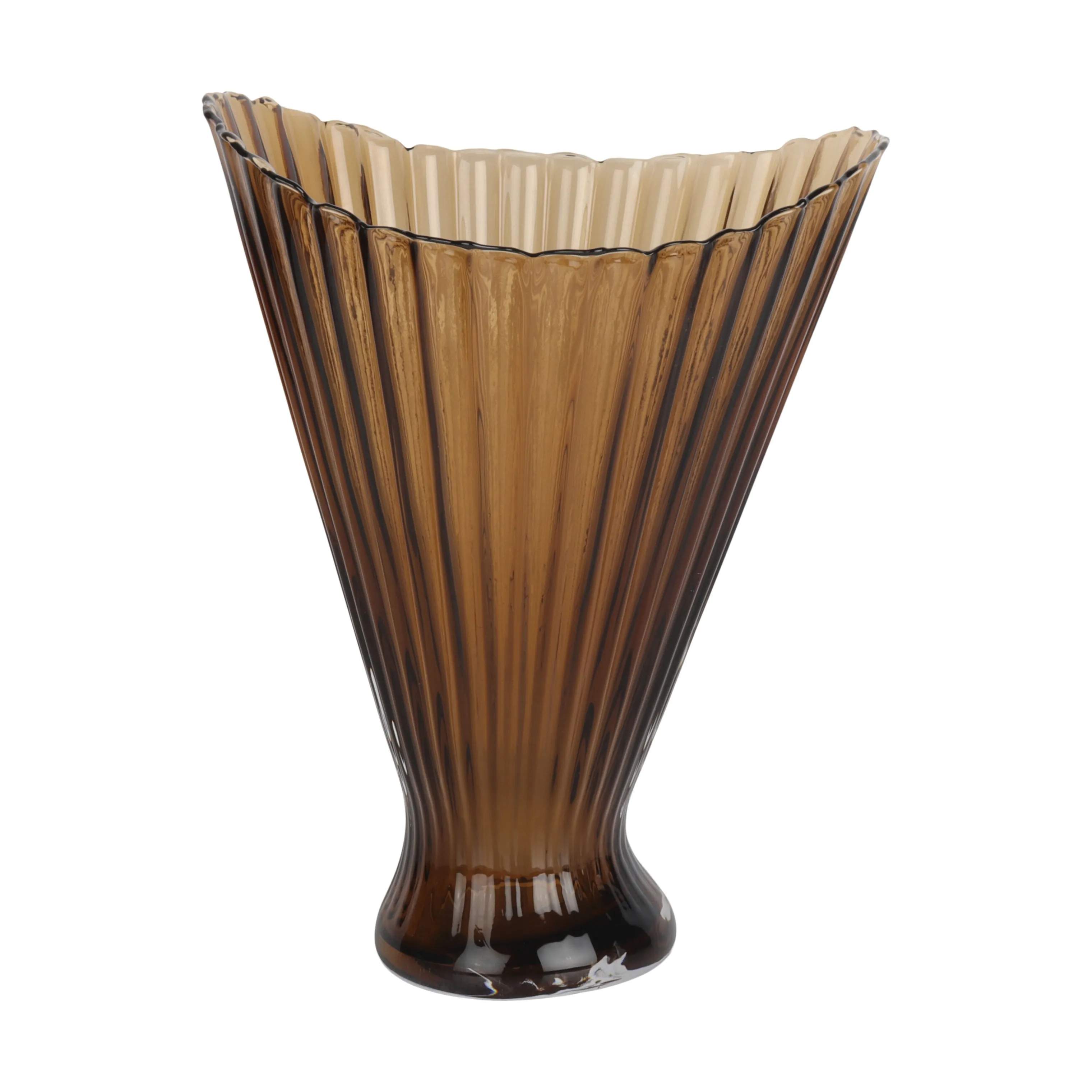 Vase, brun, large