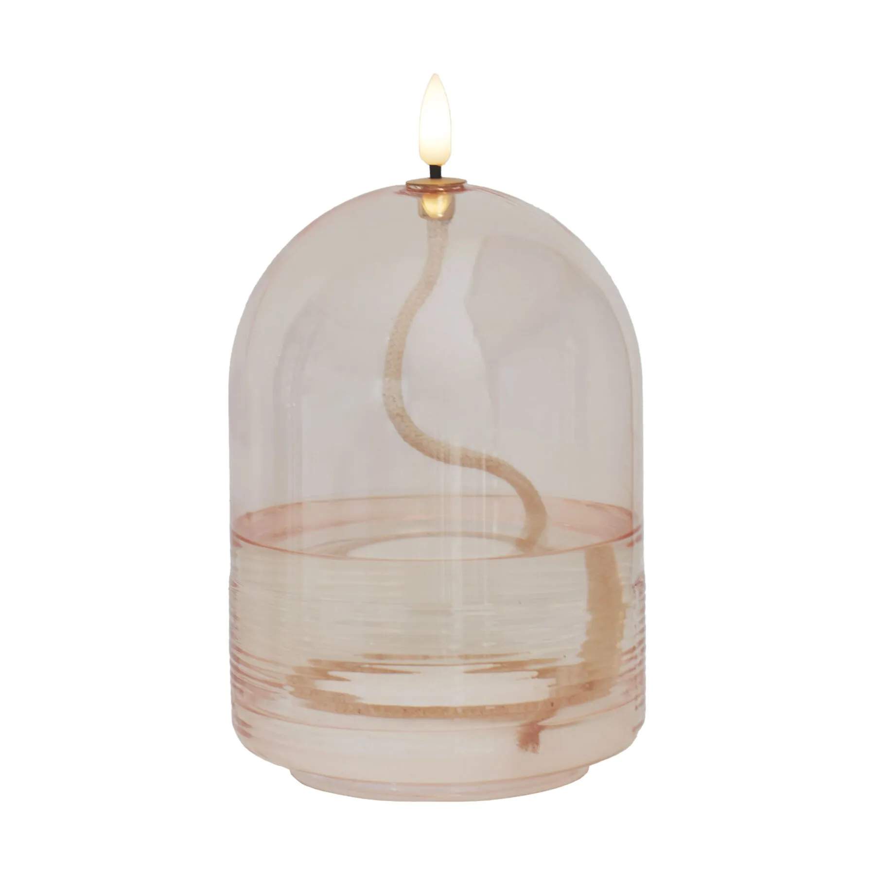 Sirius Hurricanes Dea LED Olielampe i Lyserød, 15 cm, 1