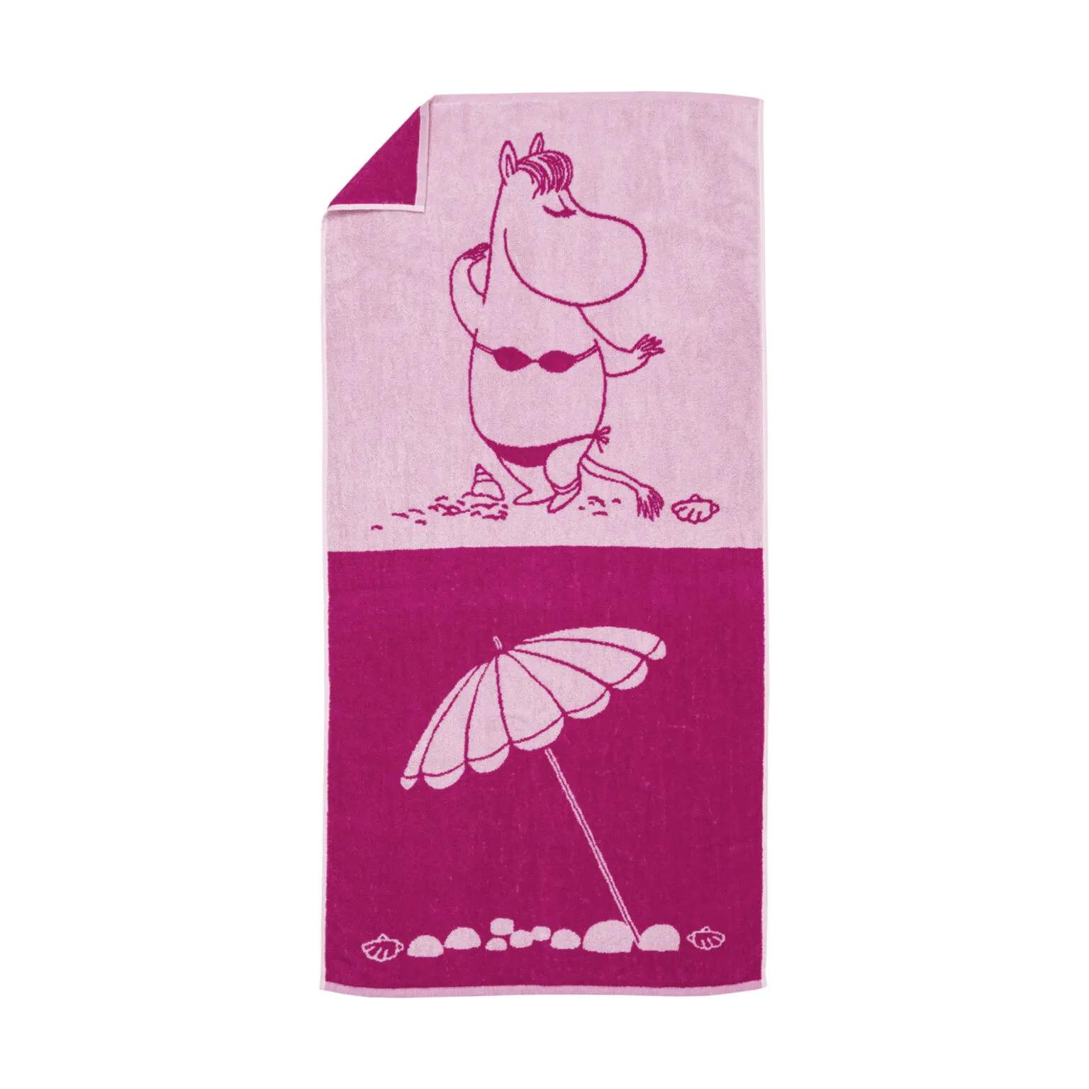 Moomin Arabia Håndklæder Håndklæde - Snorkfrøken i Pink, B70 x L140 cm, 1
