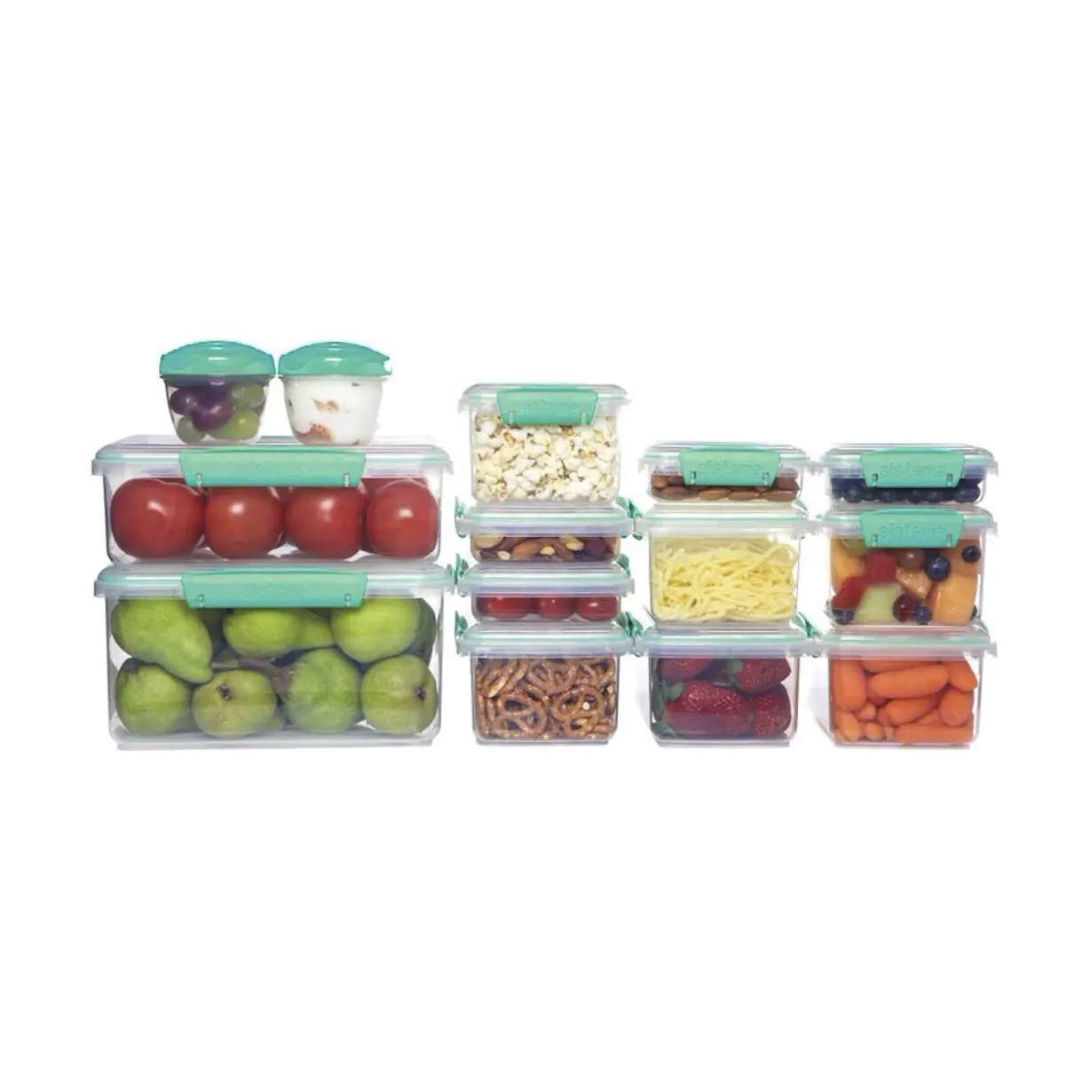 Sistema Opbevaringsbokse Klip It Plus Opbevaringssæt - 6 dele i 6 stk., 1