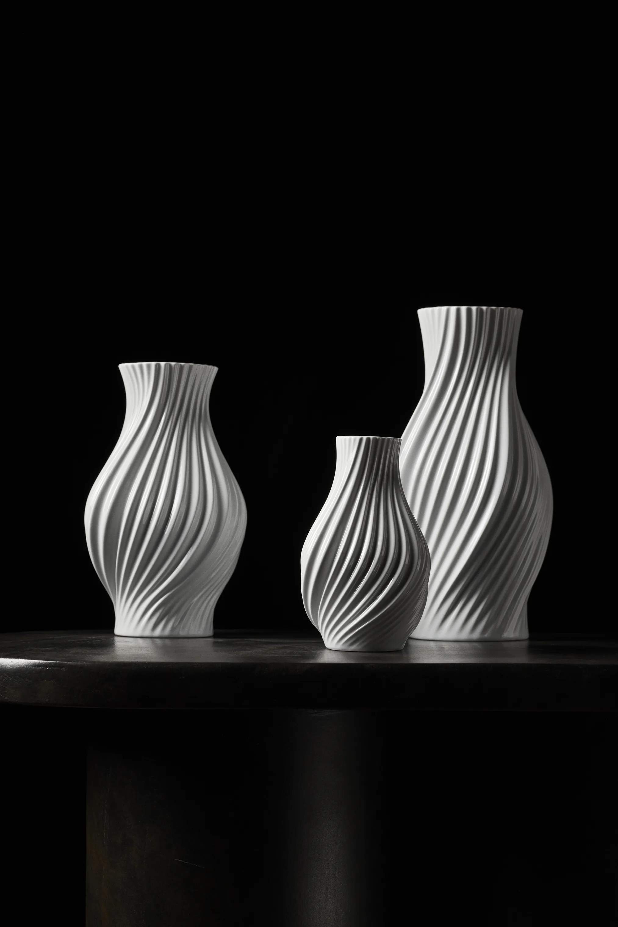 Lyngby Porcelæn Vaser Twist Vase i 31 cm, 6