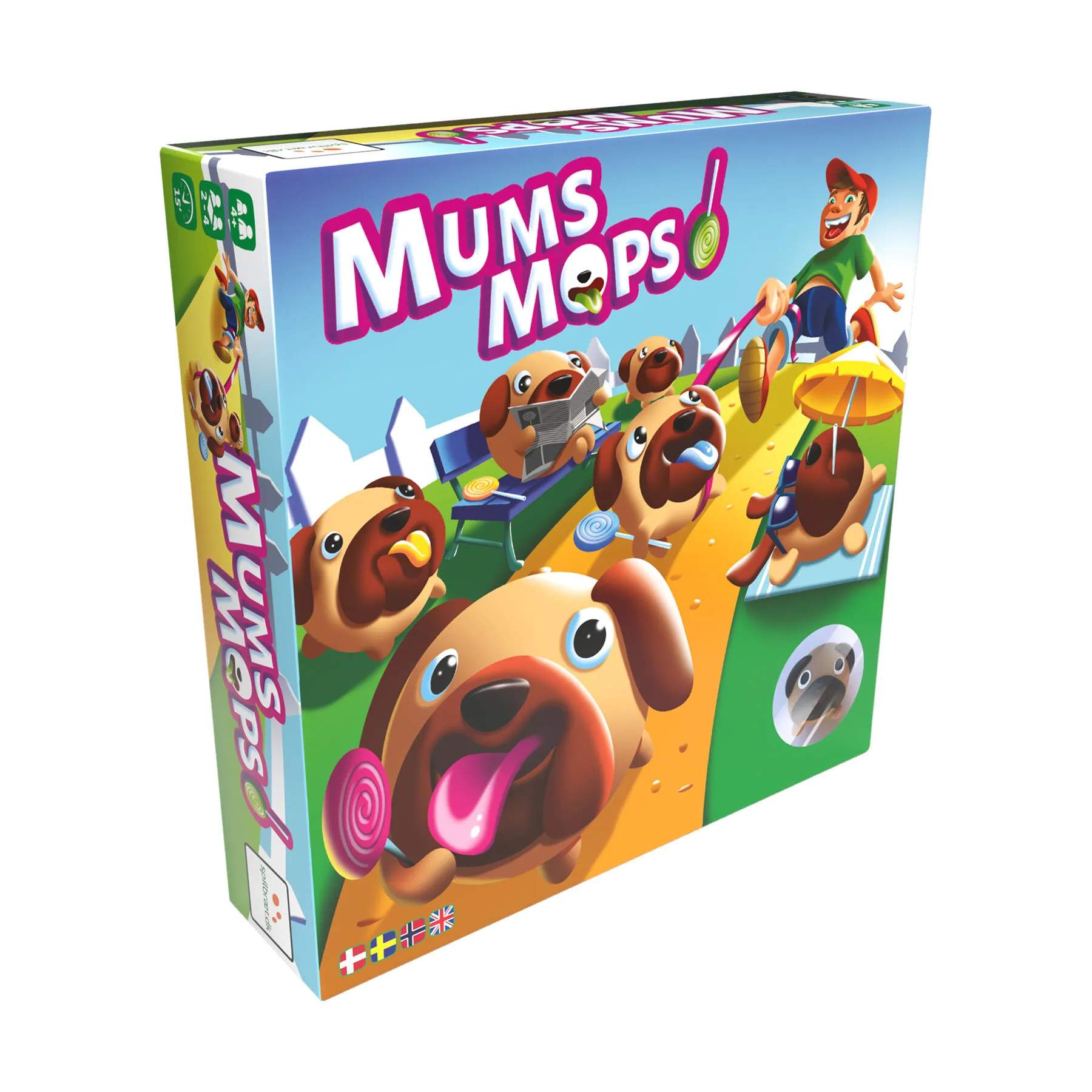 Spilbræt Spil Brætspil - Mums Mops i Multifarvet, 1
