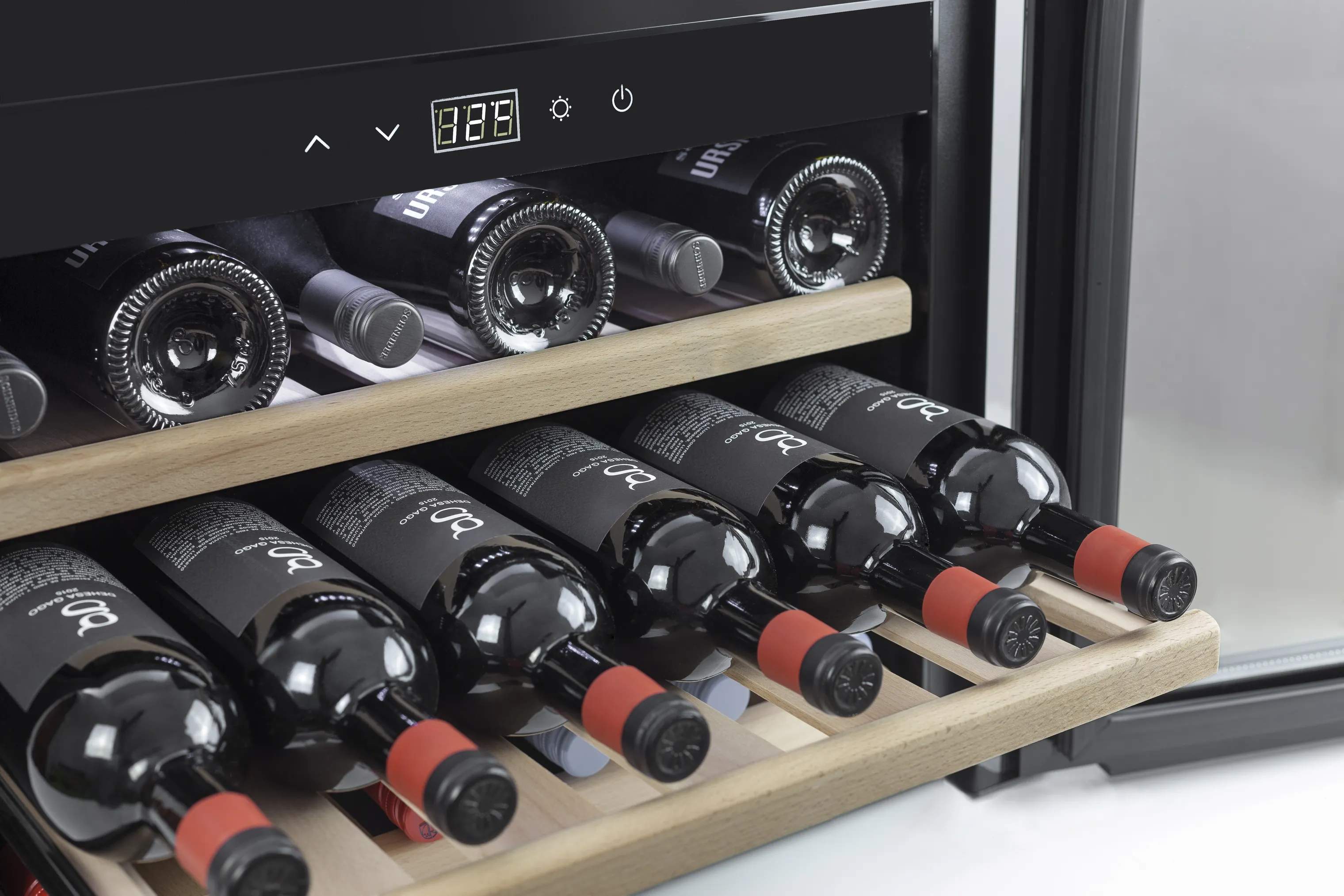 Caso Vinkøleskabe Winesafe Vinkøleskab i Sort/sølv, 2