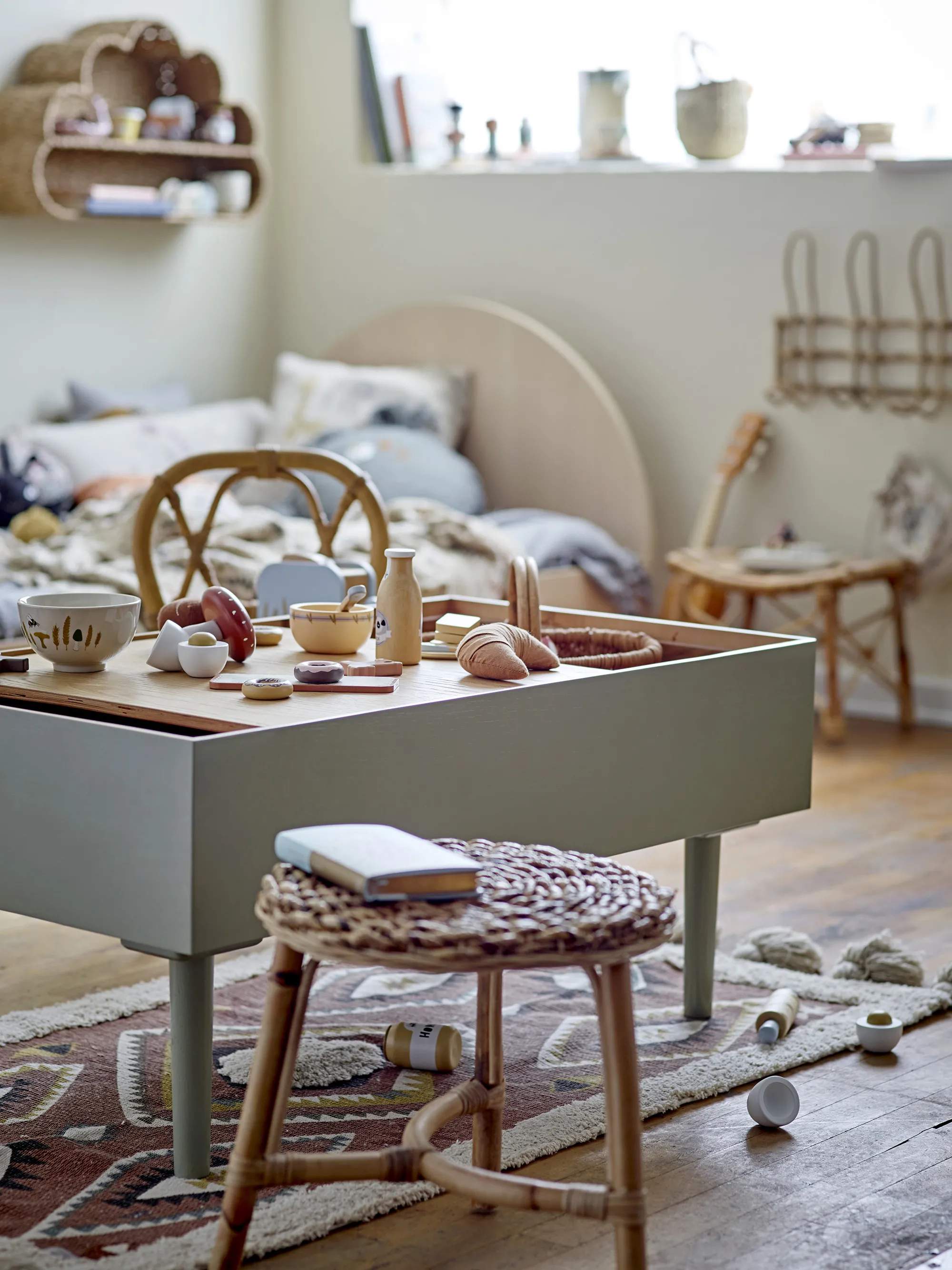 Bloomingville Mini Til børneværelset MINI Adda Legetøjsmad i Blå, 5