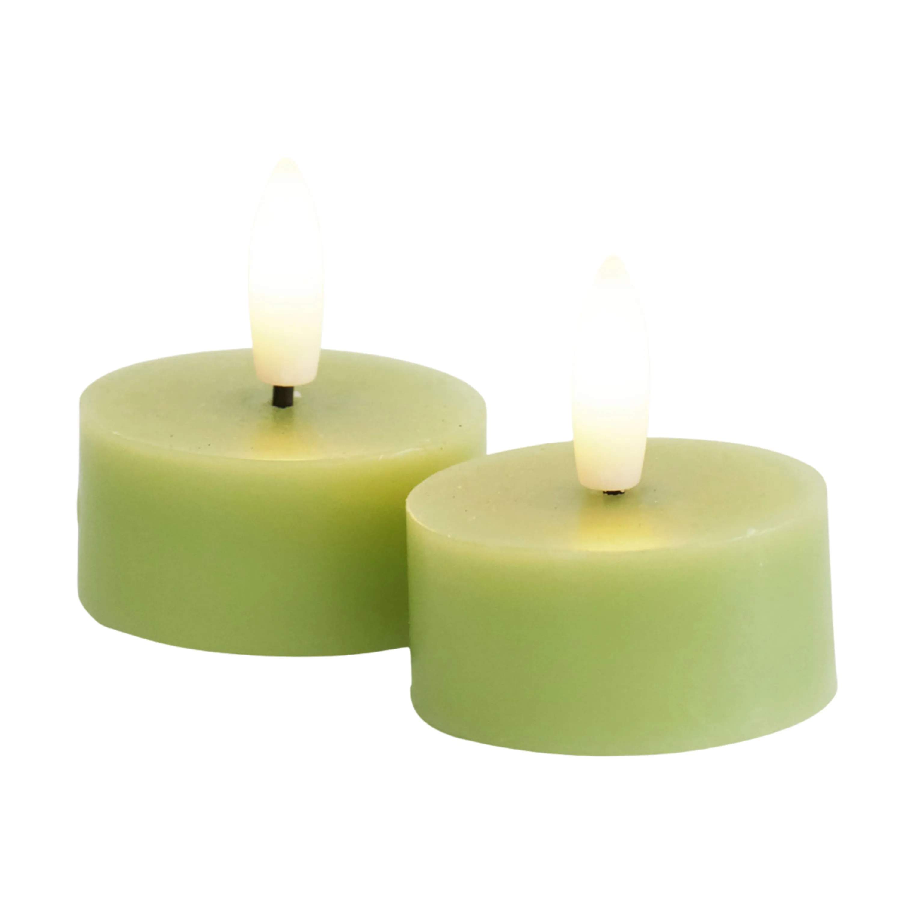 Sirius LED-lys Sille LED Fyrfadslys - 2 stk. i Spring Green, 2,2 cm, 1