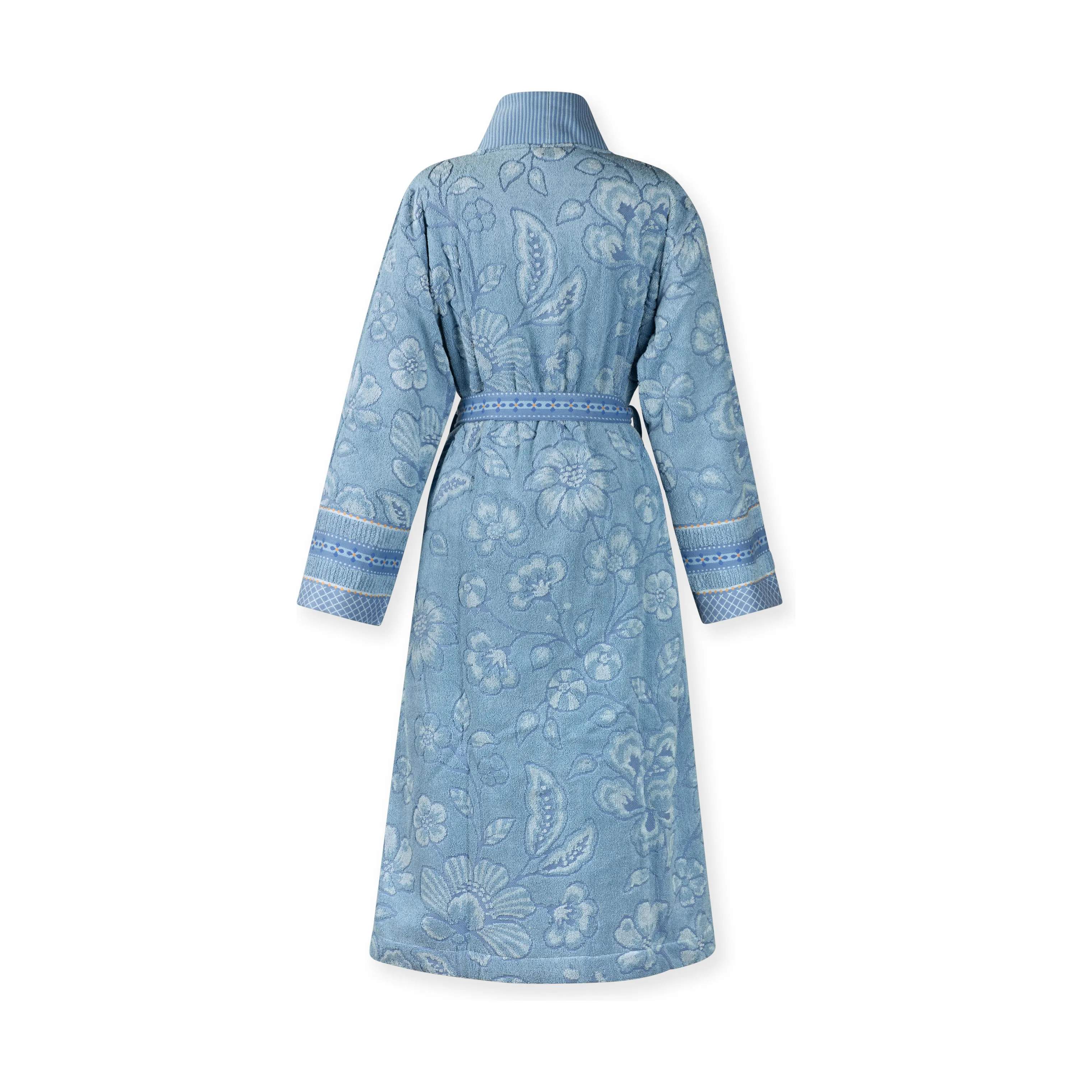 PIP Studio Morgenkåber Jasmin Jacquard Badekåbe i Light Blue, Str. M, 3