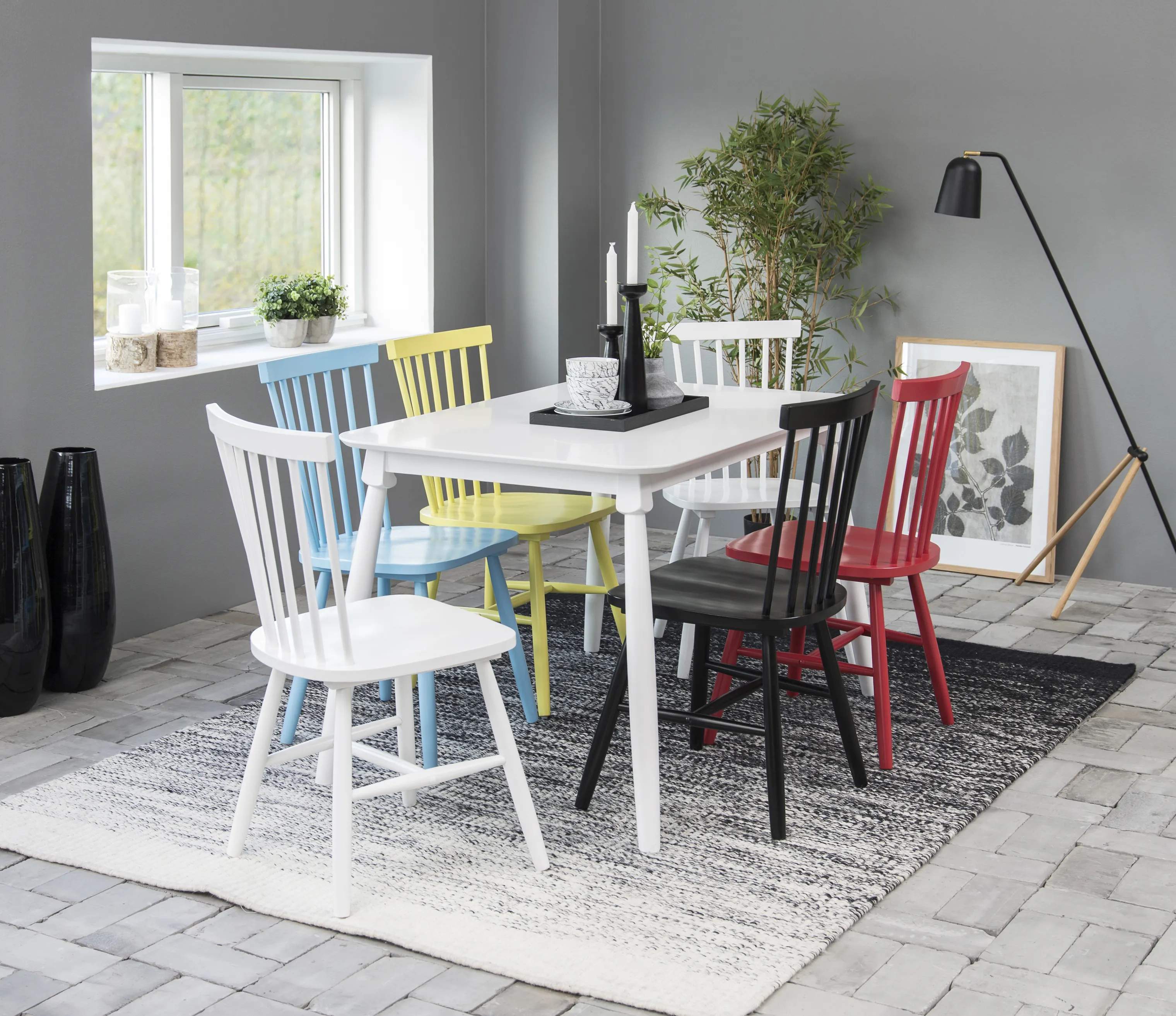 CASA Living Spisebordsstole Riano Spisebordsstol - 2 stk i Hvid, 2