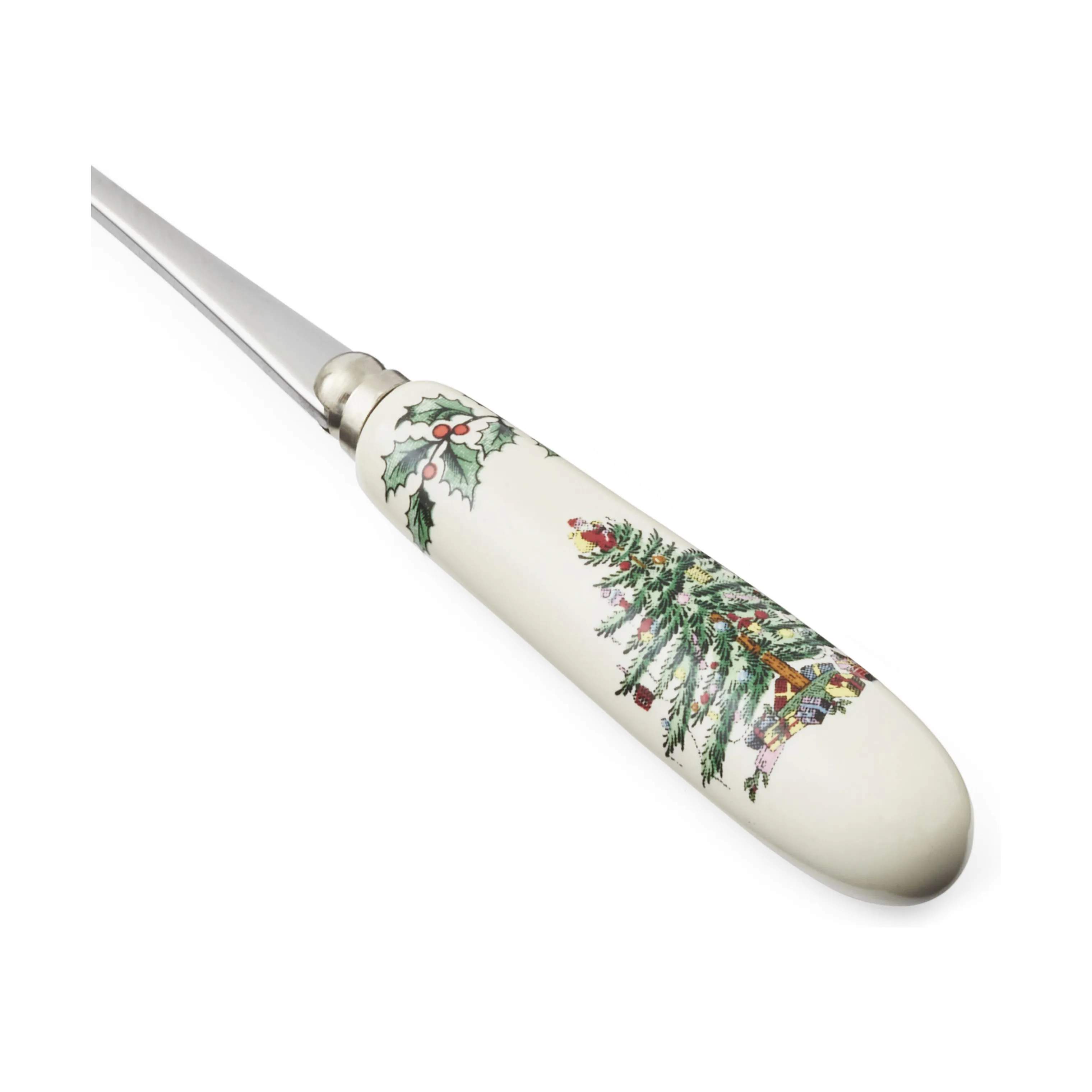 Spode Kagegafler Christmas Tree Kagegaffel - 6 stk. i Hvid/grøn/rød, 7