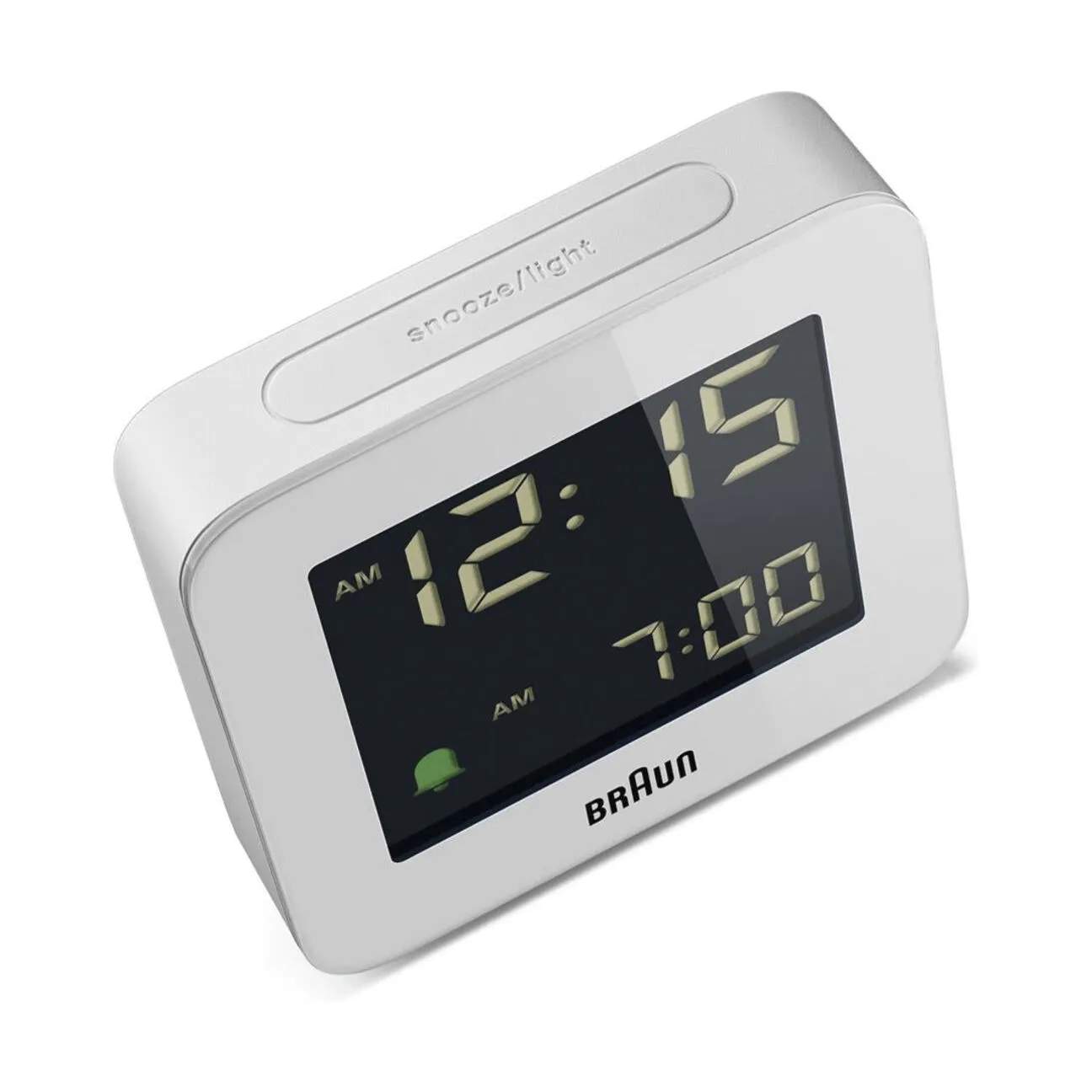 Braun Vækkeure BC09W-DCF WHWH-DCF Vækkeur i Hvid, H7,5 x B7,5 cm, 2