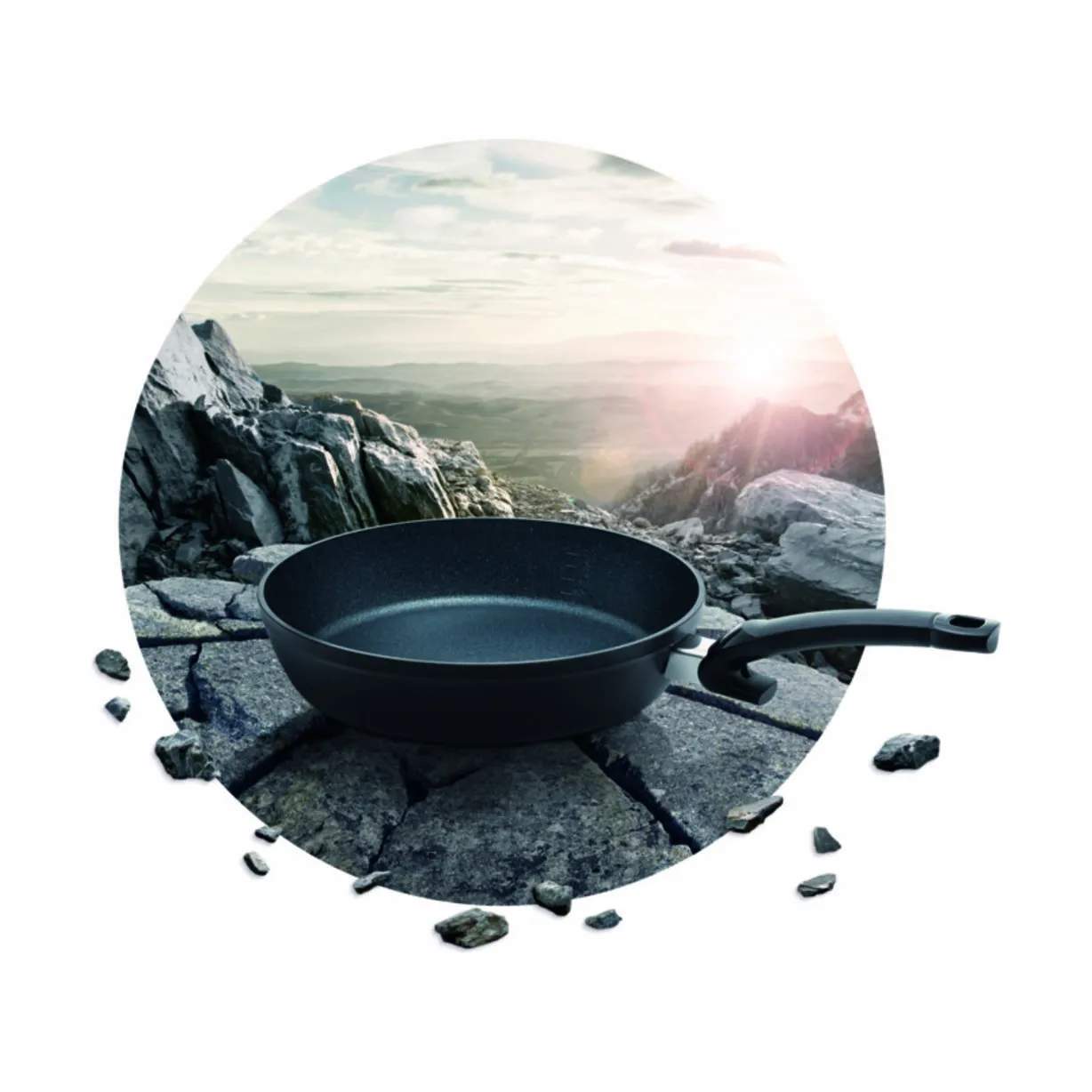 Fissler Stegepander Adamant Comfort Stegepande i Sort, 24 cm, 3