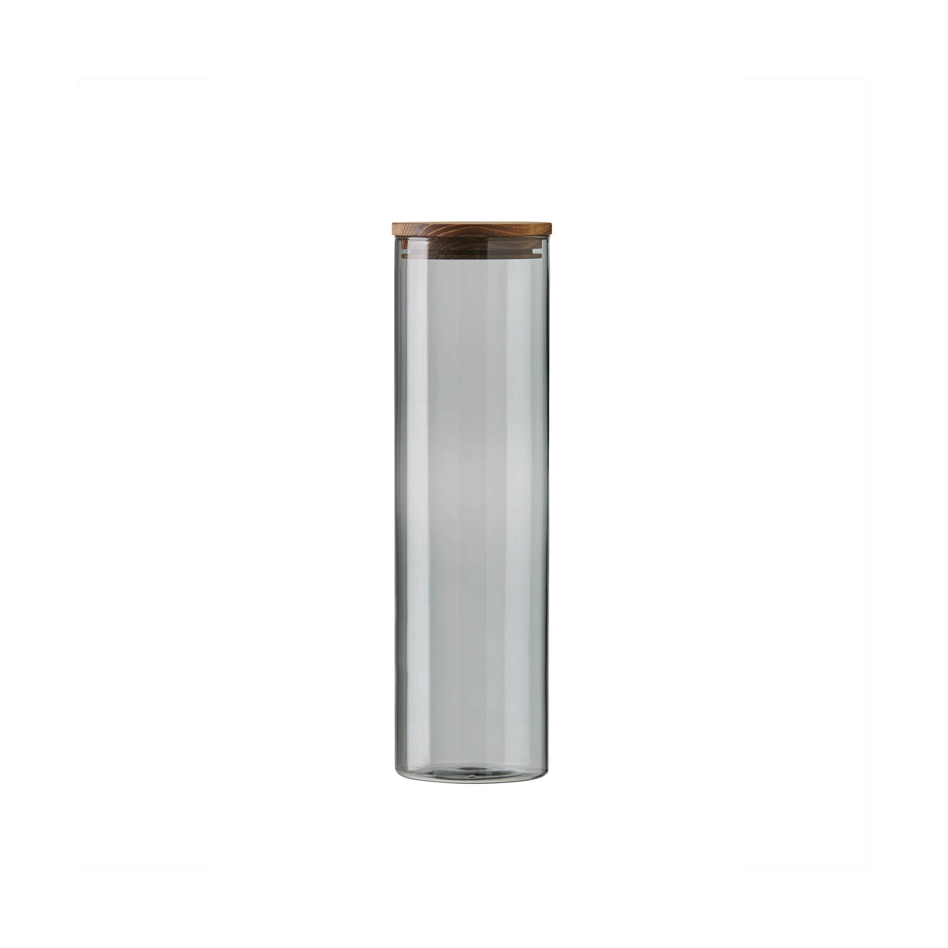 Opbevaringsglas, smoke/natur, large