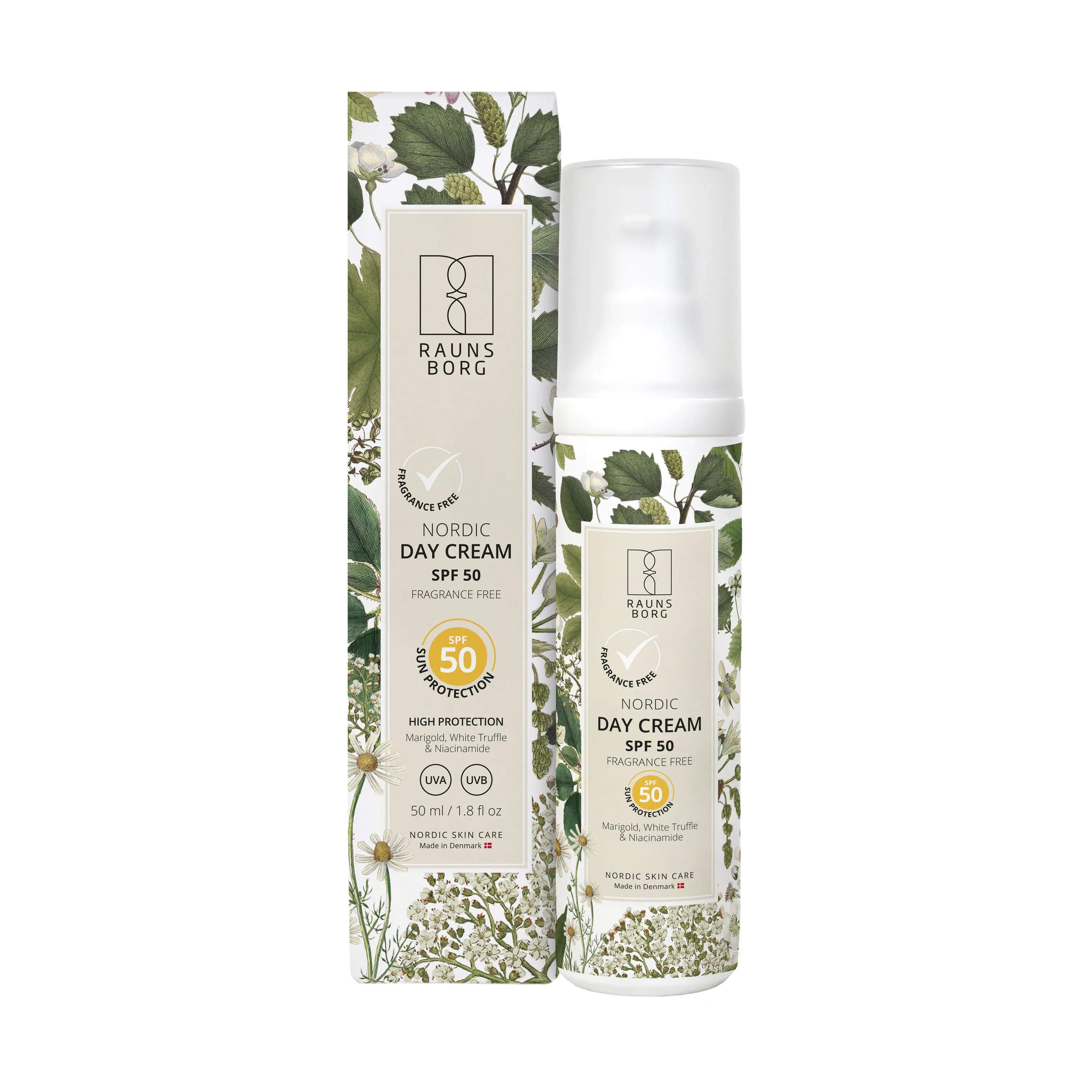 Raunsborg Ansigtspleje Day Cream SPF 50 i Grøn, 4