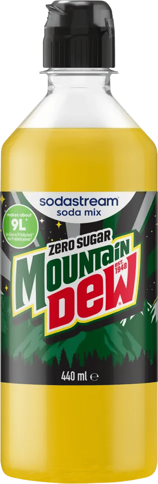 SodaStream Smagskoncentrater Sirup - Mountain Dew Diet i Mountain Dew Diet, 1