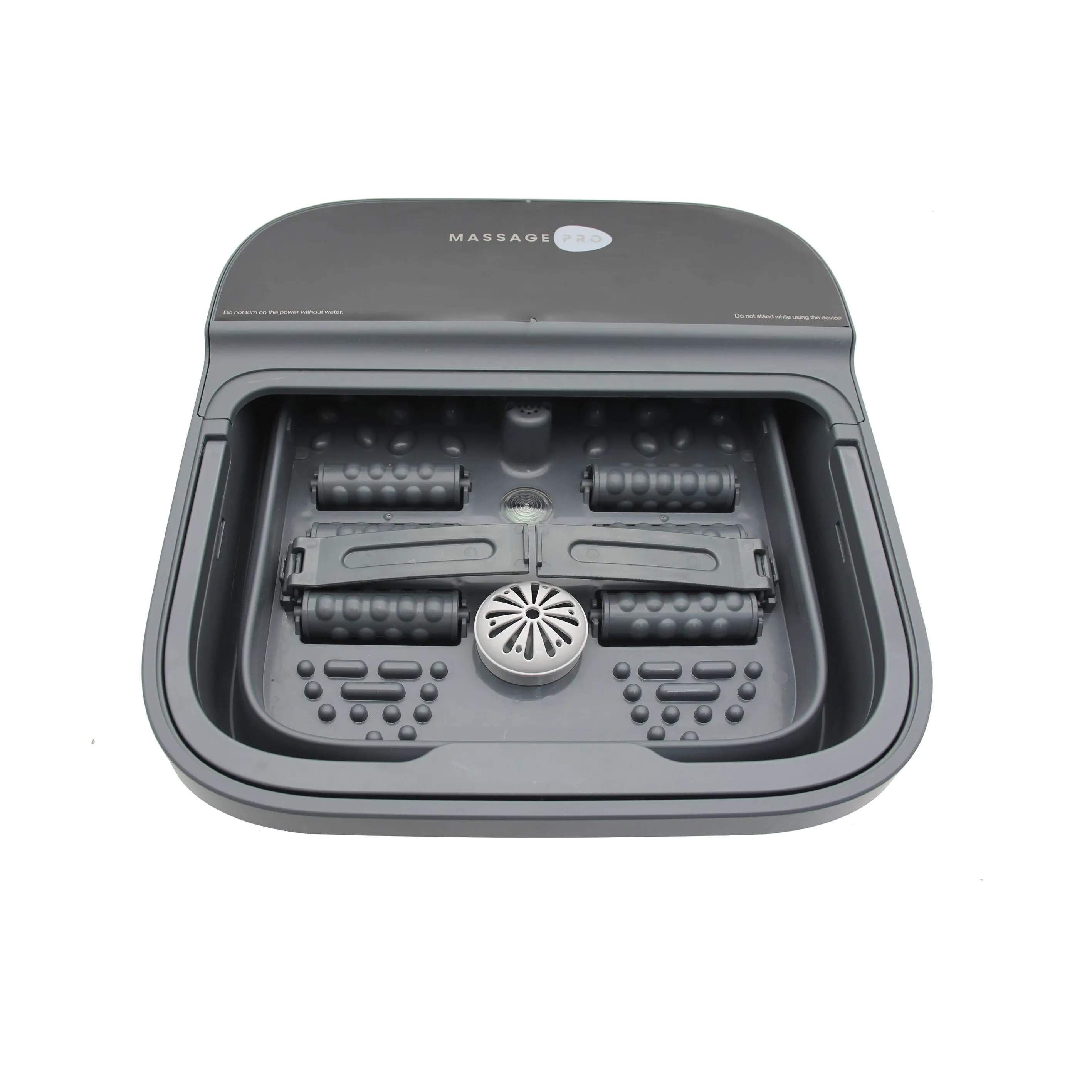 MassagePro Massageapparater Foldbar Fodspa m. Massage i Grå, 6