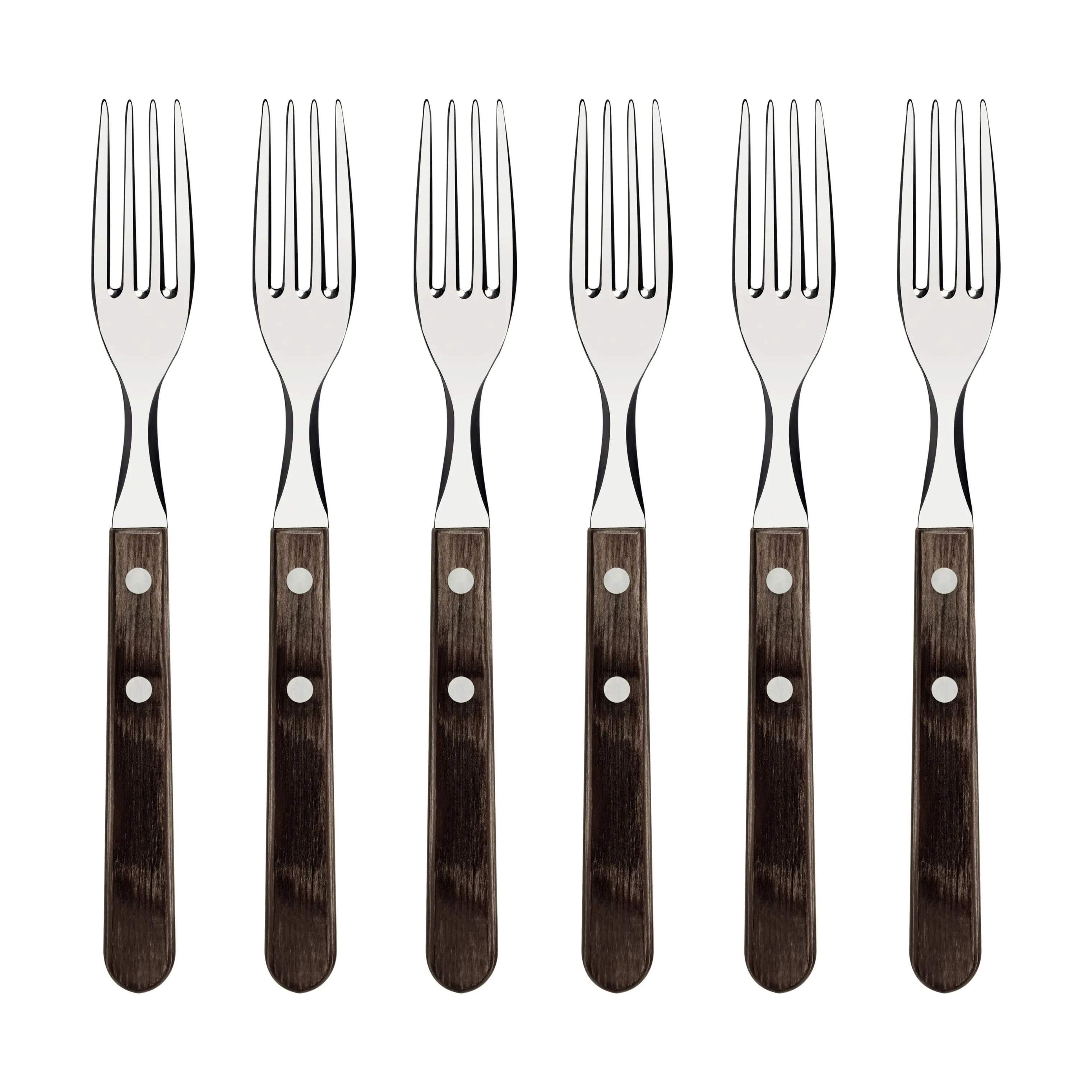 Churrasco Medium Grillgaffel - 6 dele, natur, large