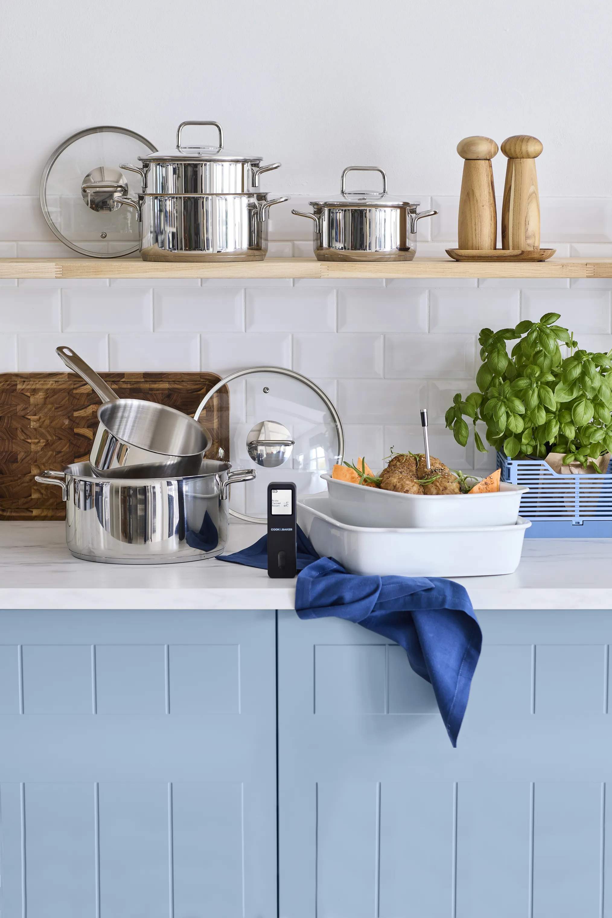 Cook & Baker Stegetermometre Trådløst Stegetermometer i sort, 2