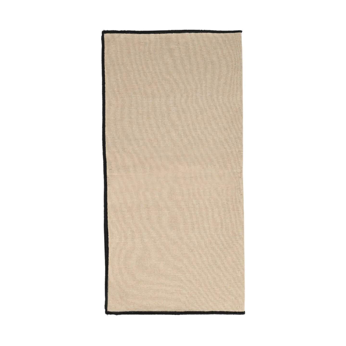 Estia Home Stofservietter Frame Stofserviet - 2 stk. i Beige/sort, 2