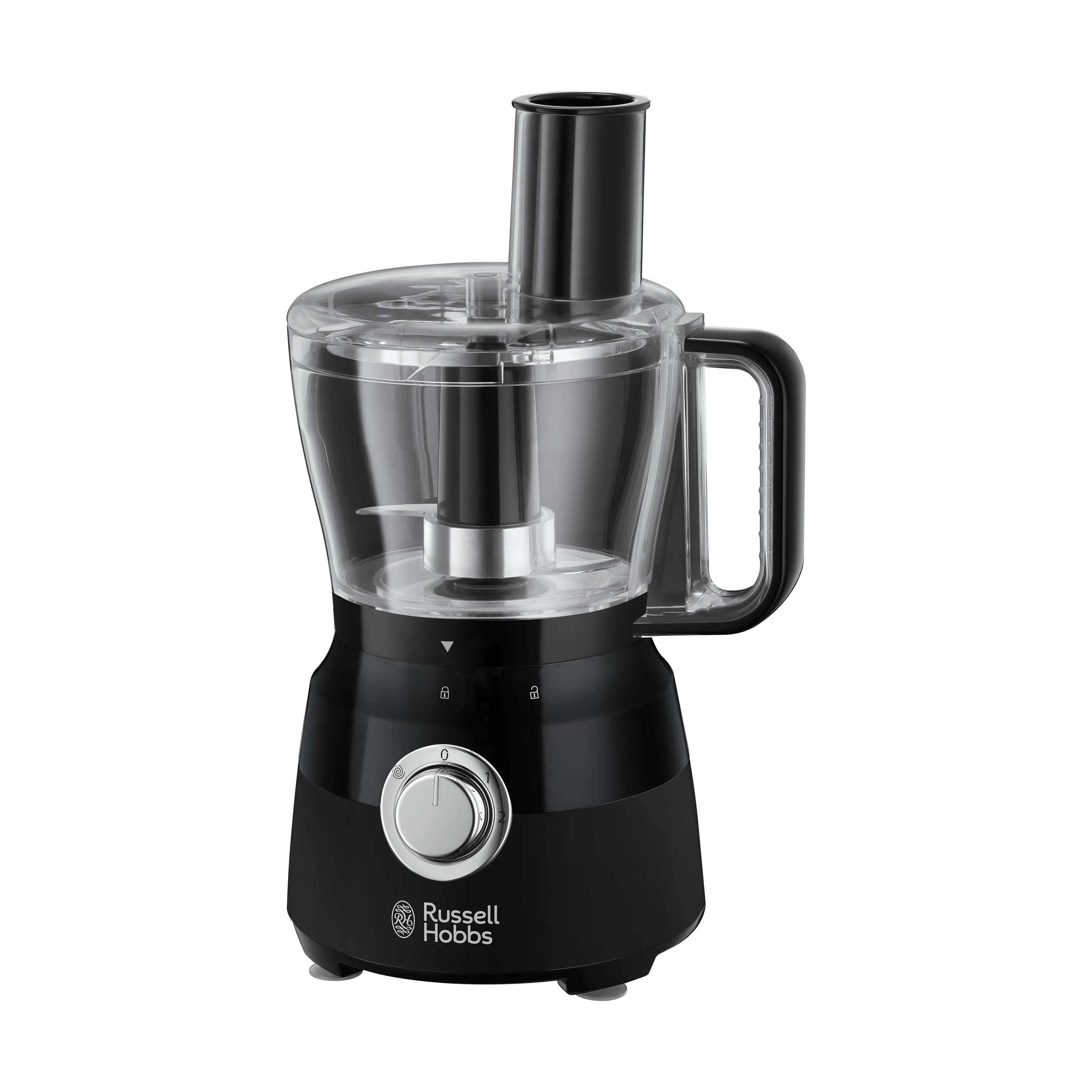 Matte Black Foodprocessor, sort, large