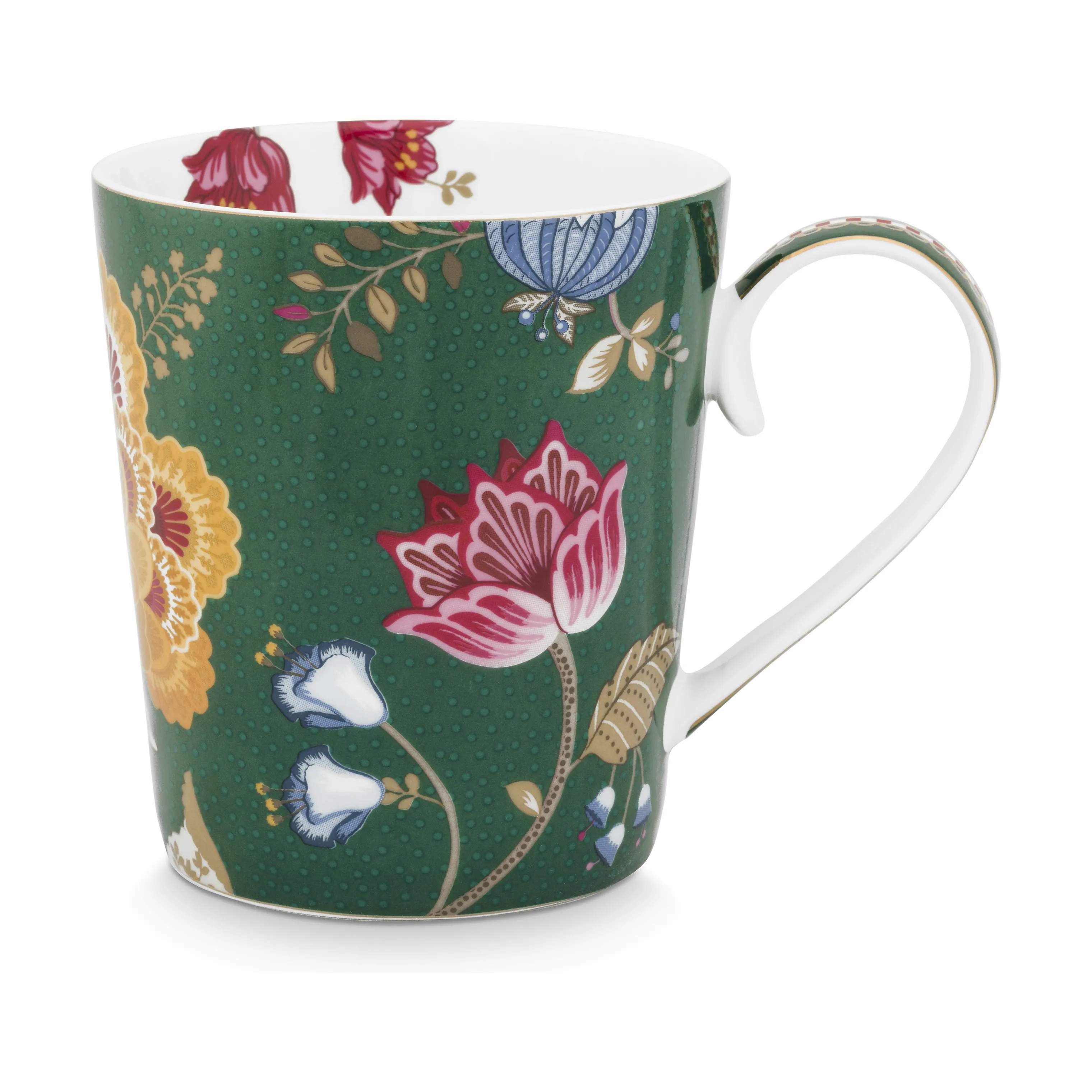 PIP Studio Krus og kopper med hank Early Bird Floral Fantasy Alfabet Krus - Z i Z, 3