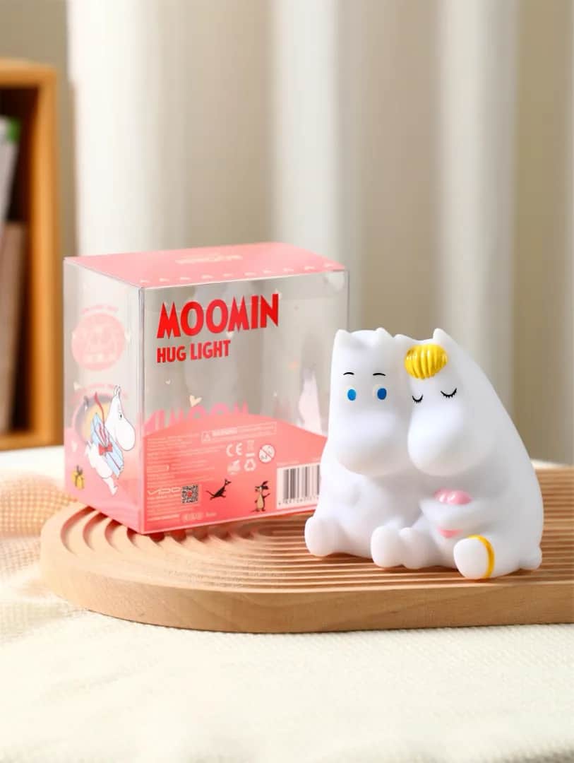 Moomin Bordlamper Natlampe - Kram i ny hvid, 2