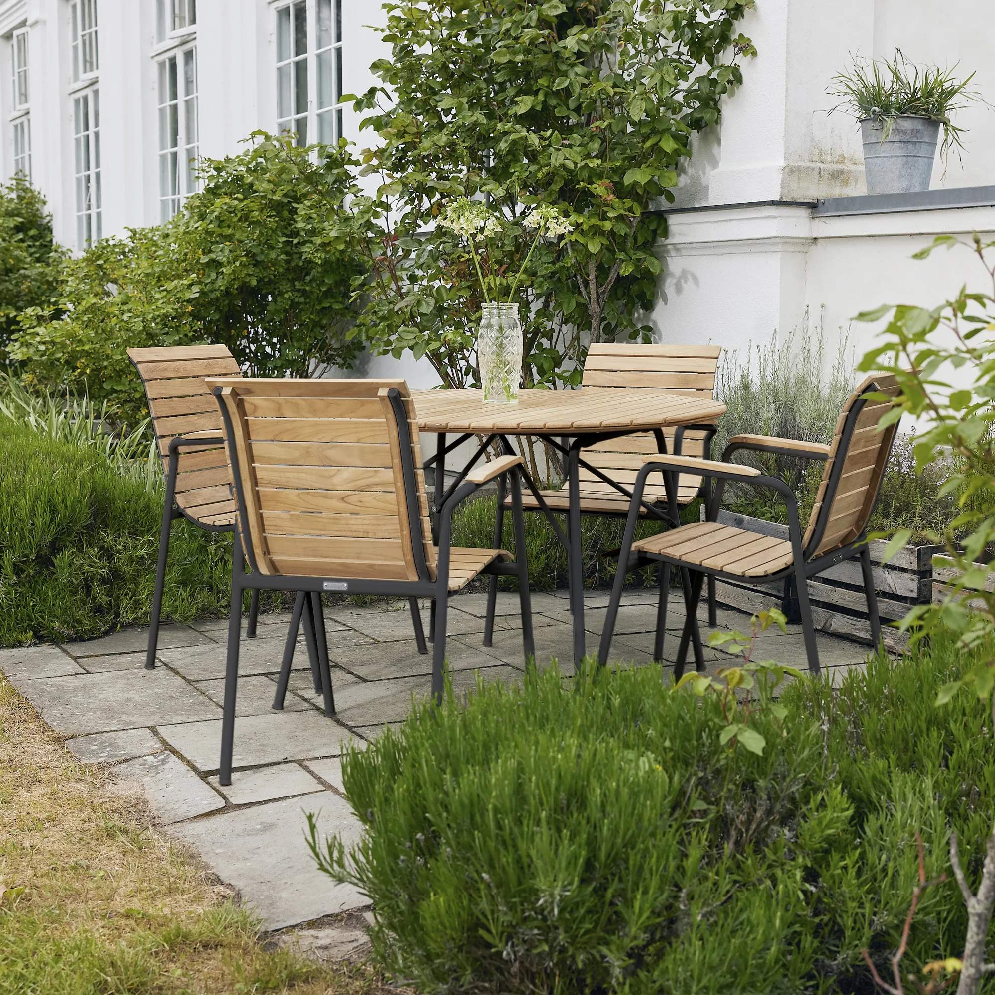Mandalay Havemøbelsæt Bellevue Havemøbelsæt - 5 dele i Antracit, 5