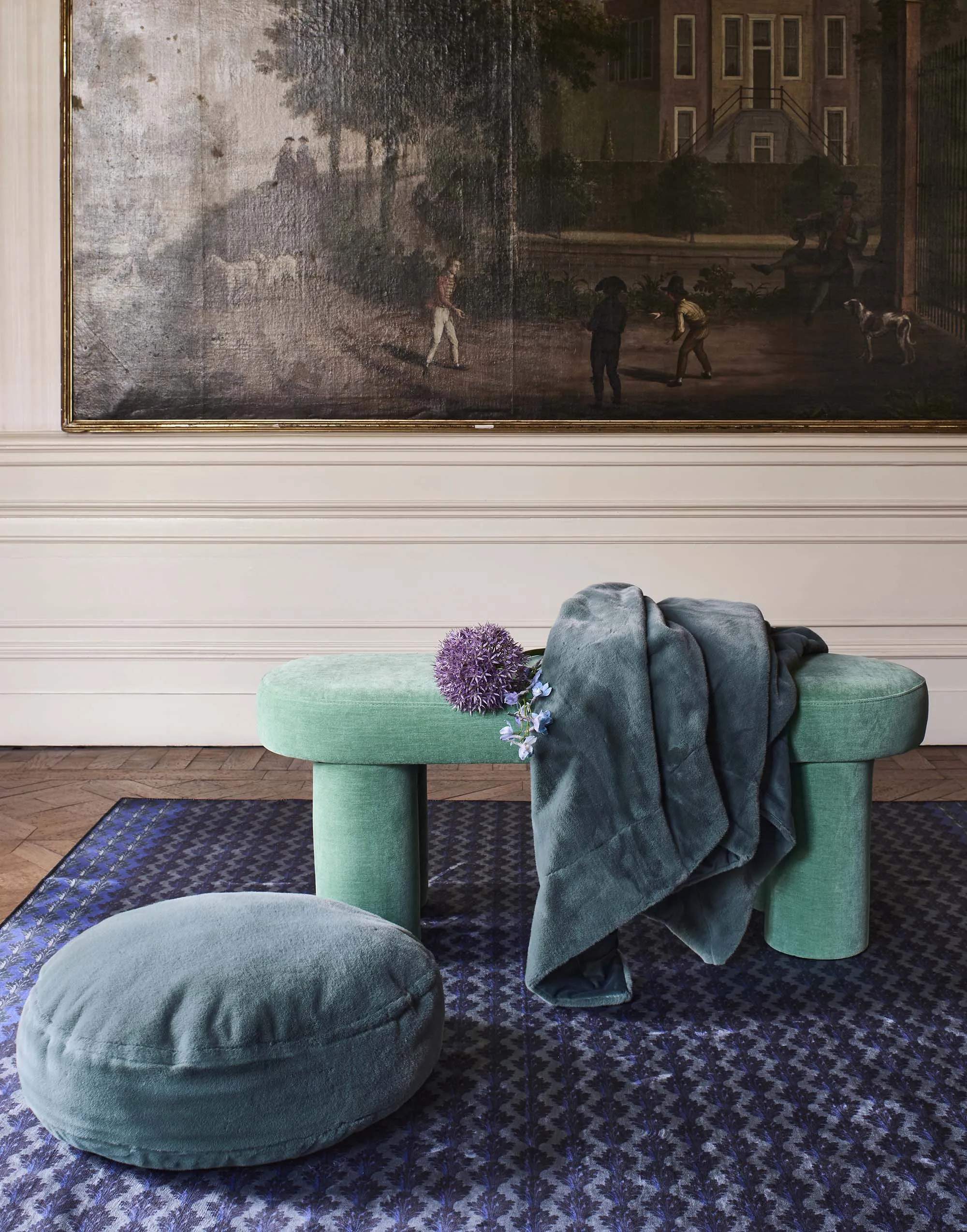 Essenza Pyntepuder Mads Furry Pyntepude i Reef green, 2