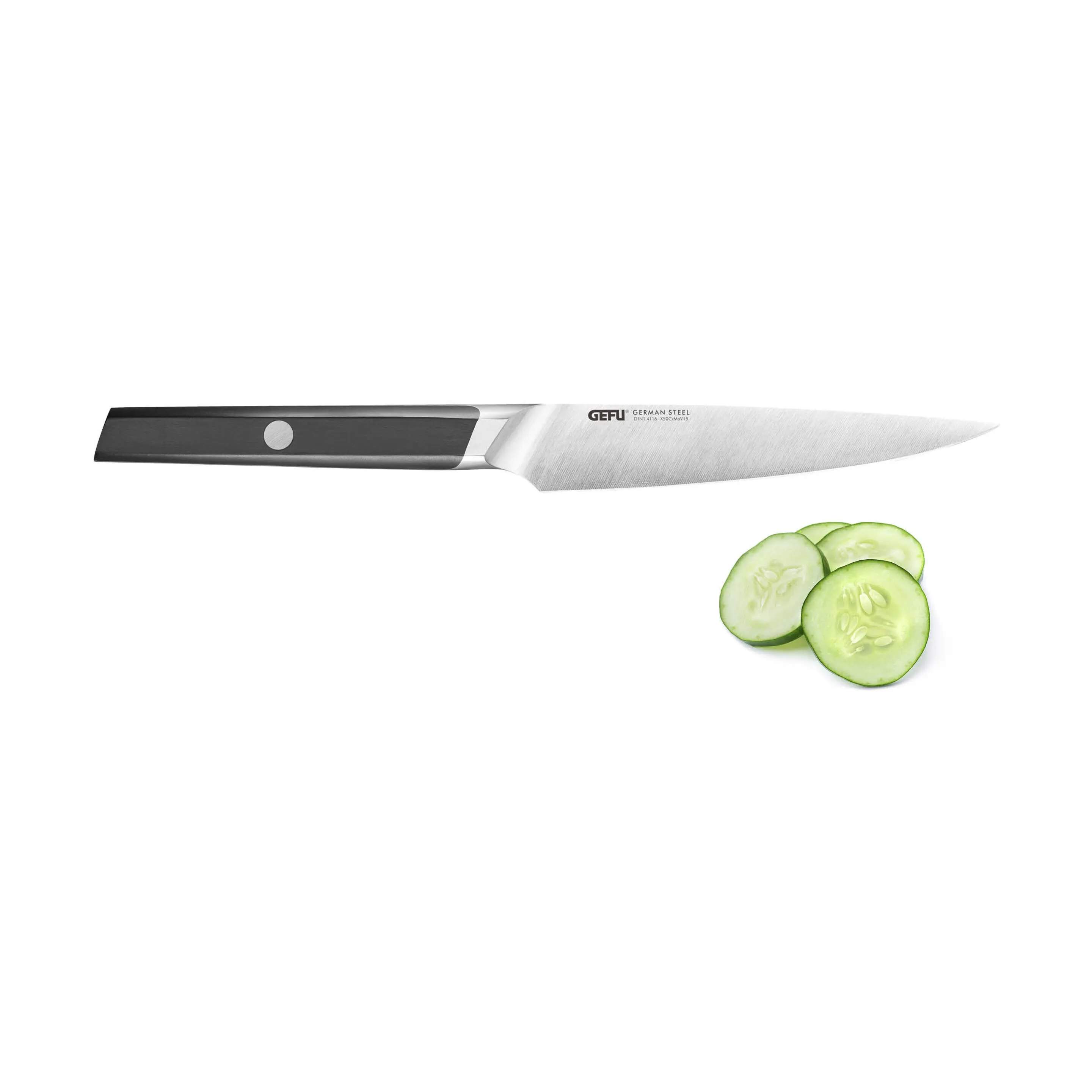 Gefu Universalknive Acuro Universalkniv i Sort/Sølv, 1