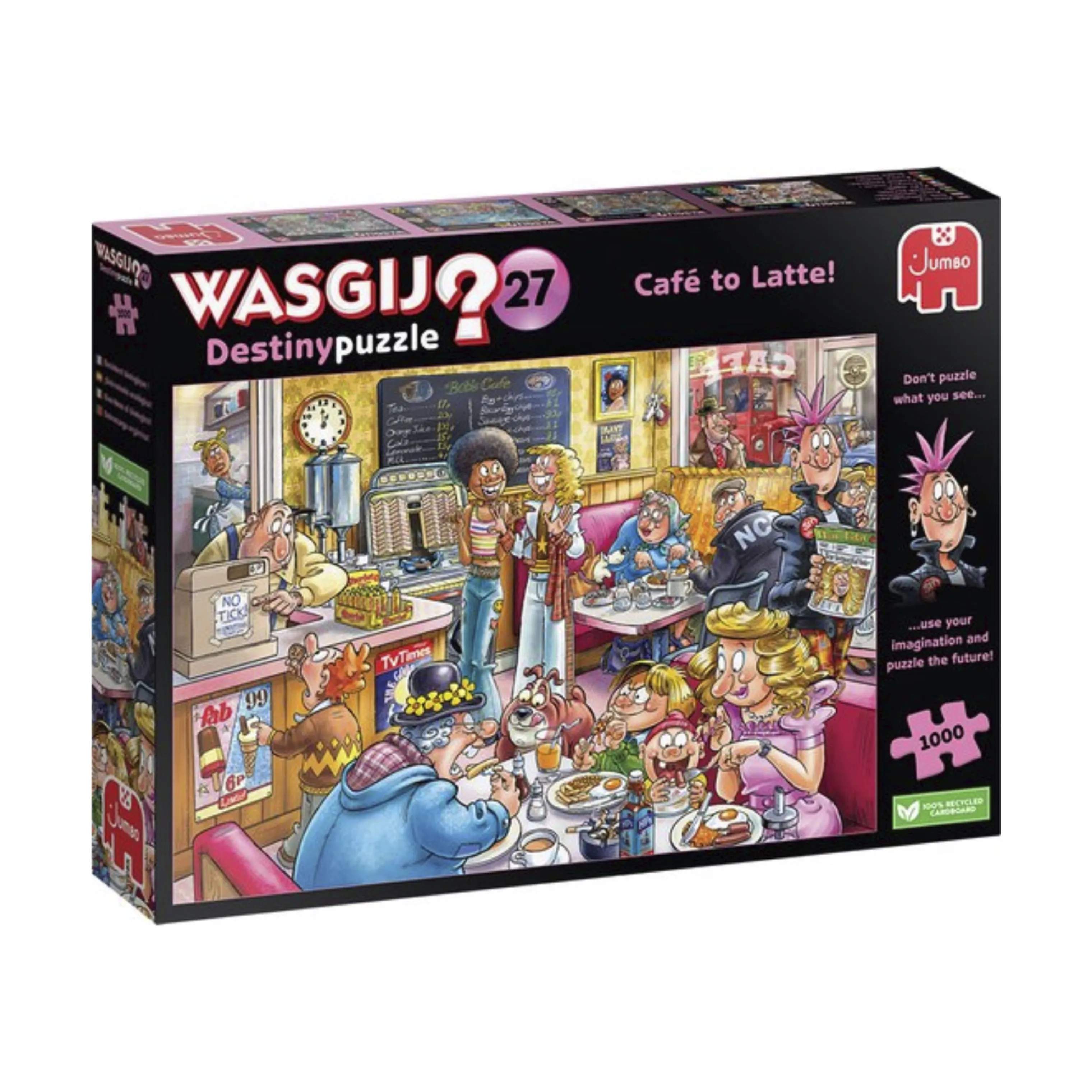 Spilbræt Puslespil Puzzle Wasgij Puslespil - Coffee Shop i Coffee Shop, 1