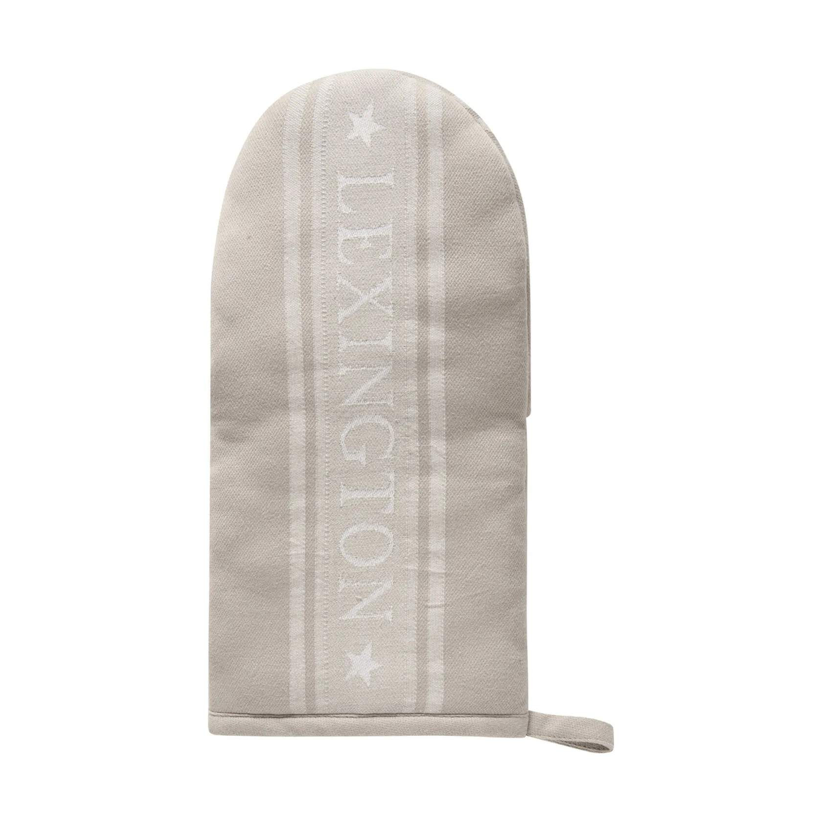 Icons Grydelap, beige/white, large