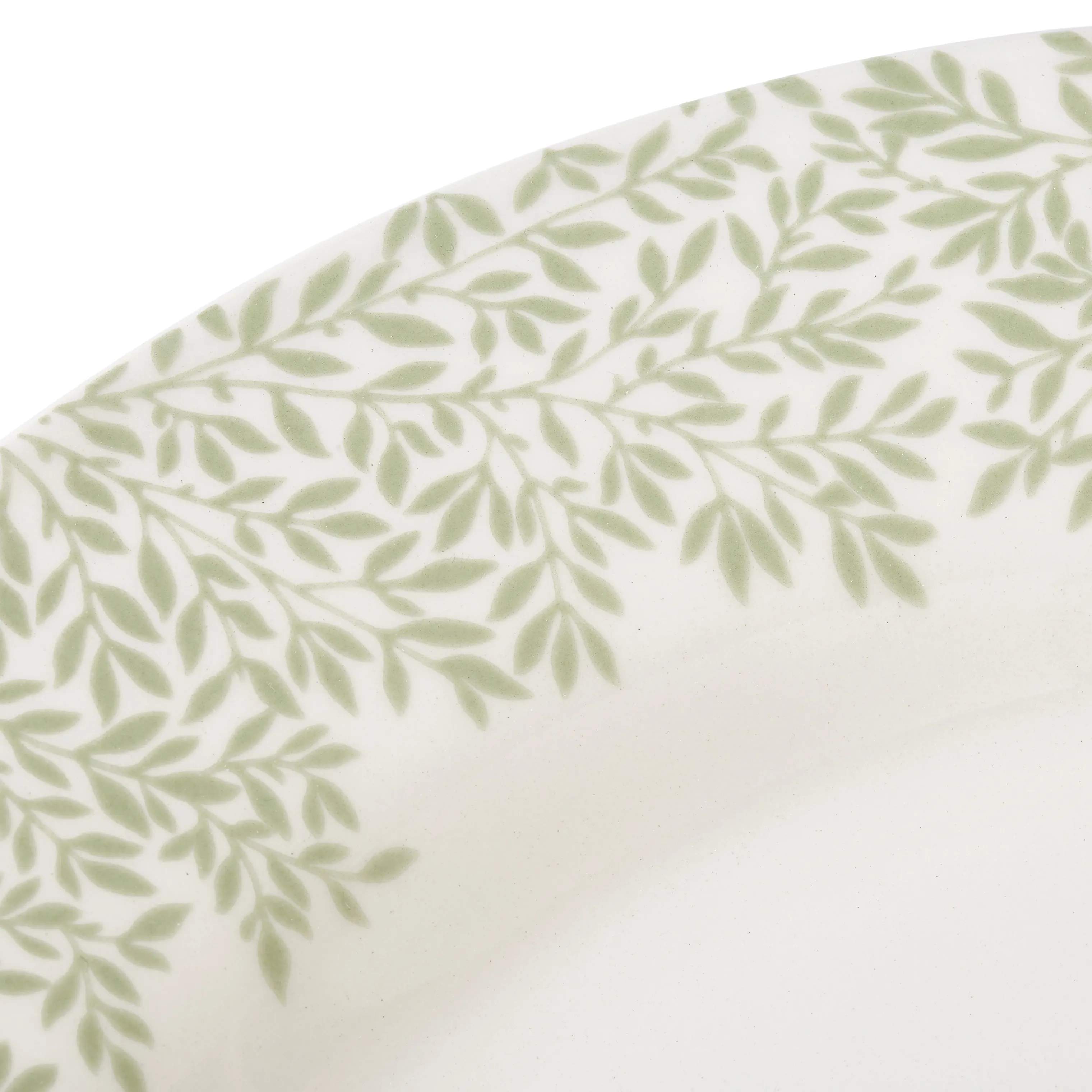 Spode Middagstallerkener Morris & Co Middagstallerken i Hvid/Grøn, 2