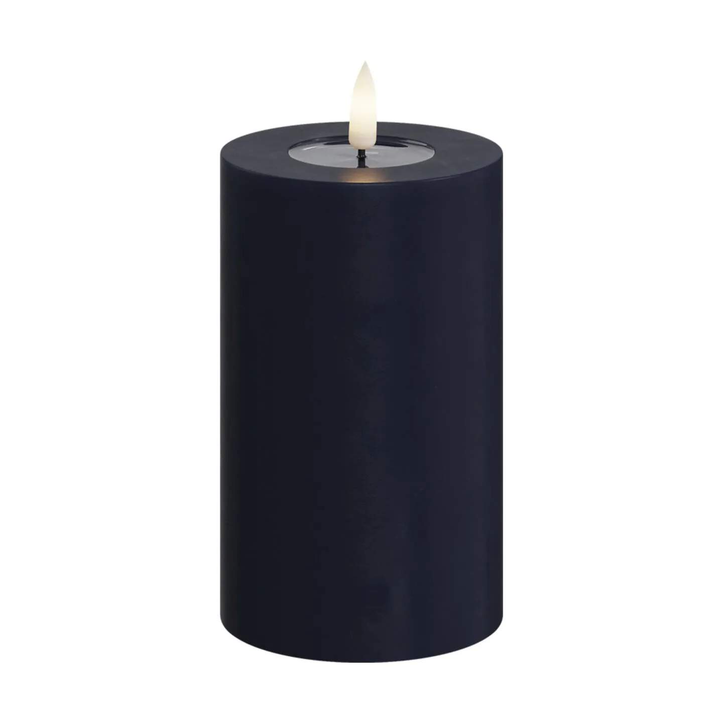 Real Flame LED Bloklys, royal blue, large
