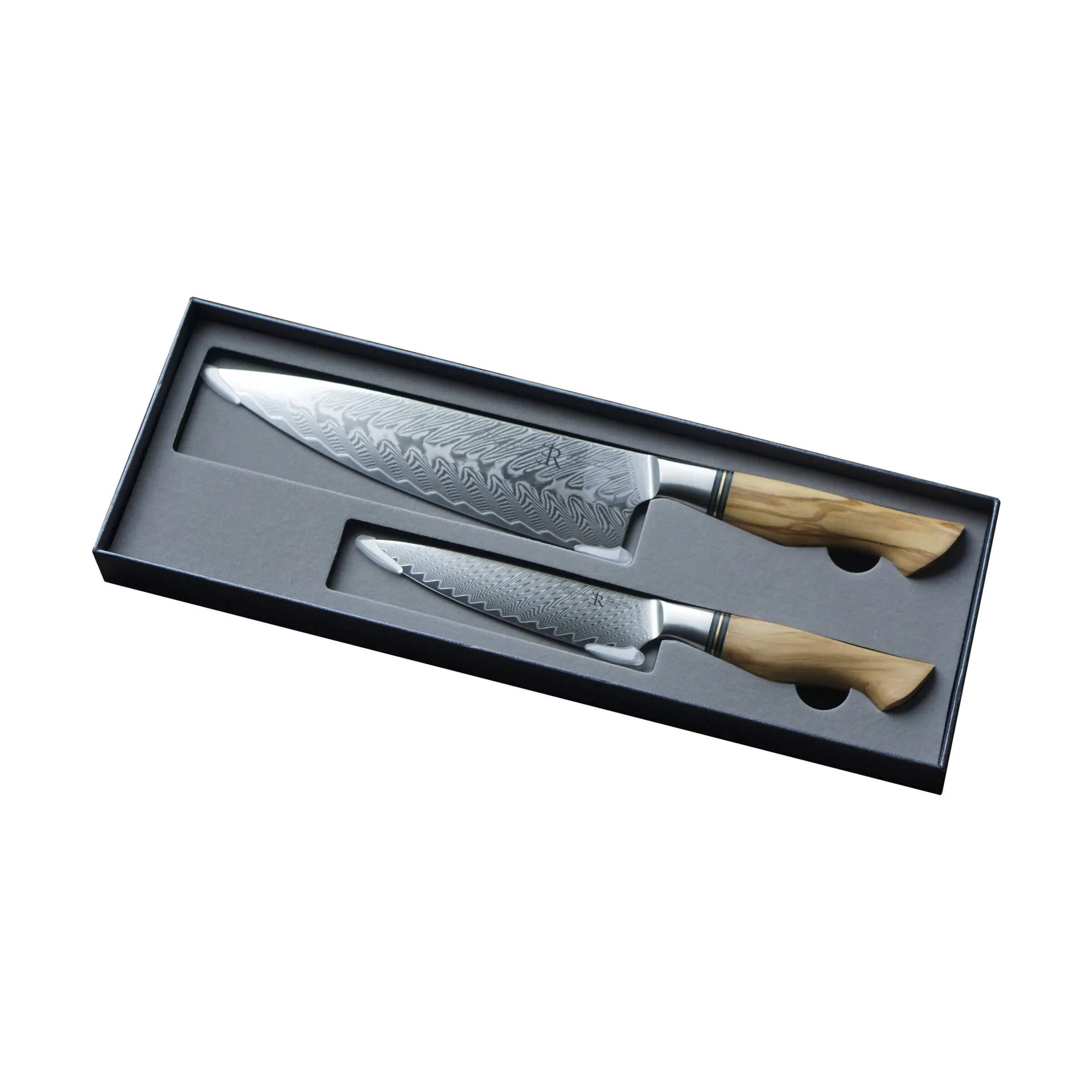Ryda Knives Knivsæt ST650 Gavesæt - 2 dele i rustfrit stål/brun, 1