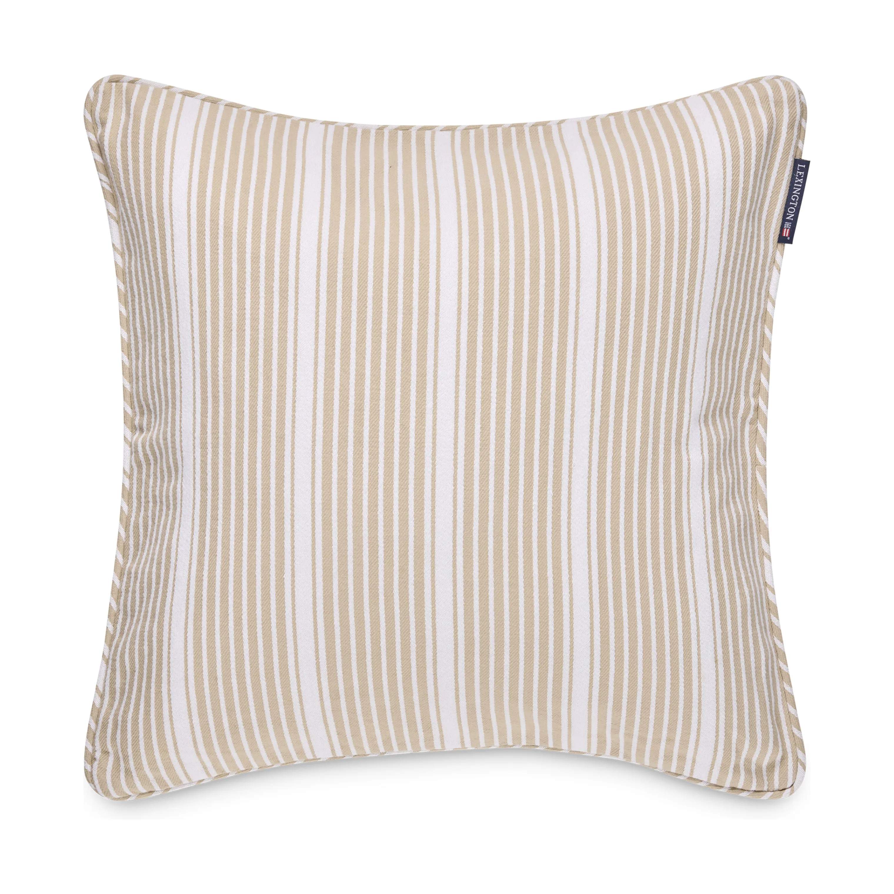 Lexington Pyntepudebetræk Icons Classic Pudebetræk i Beige/White, 3