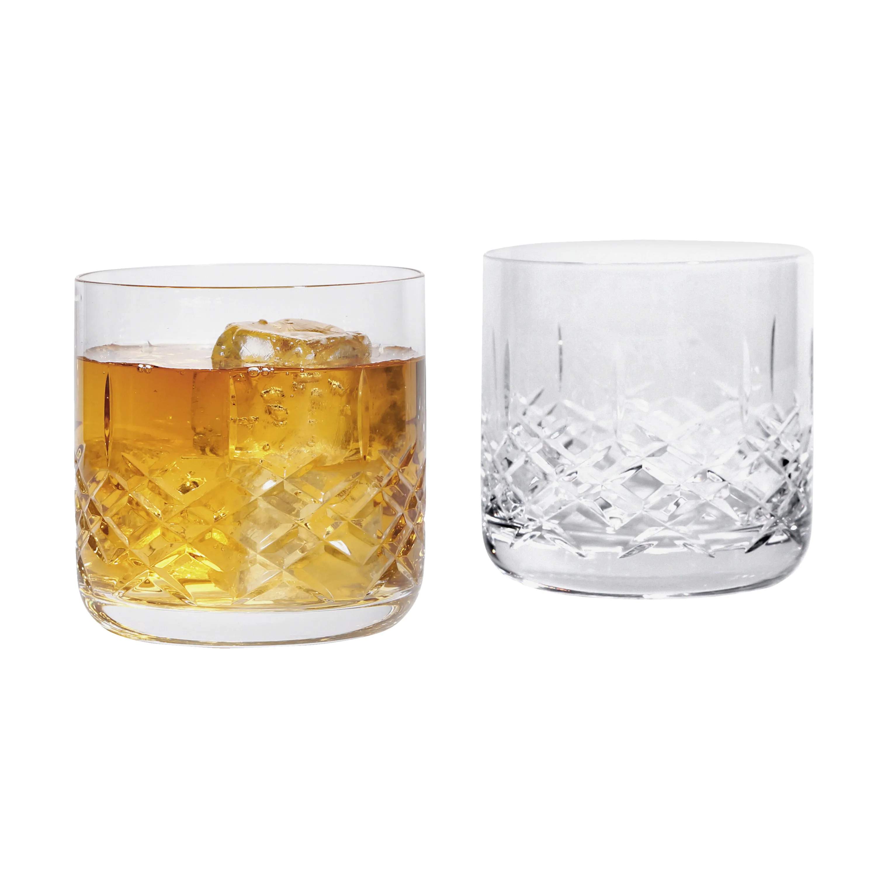 XO Lowball Glas - 2 stk., klar, large